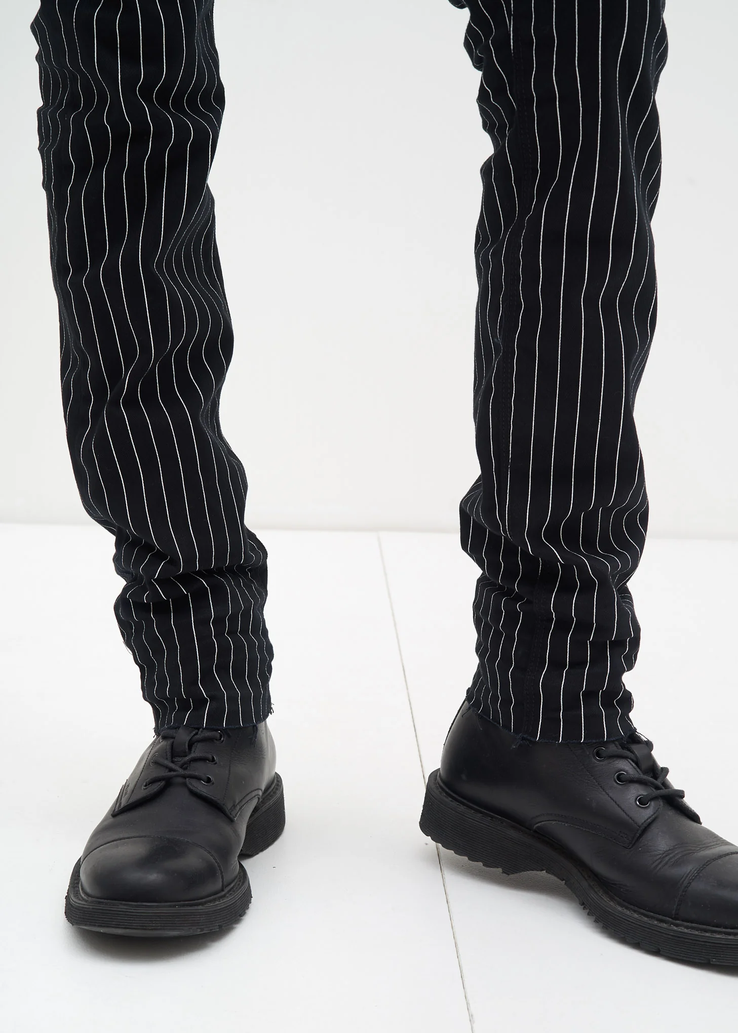 Black Skinny Pinstripe Pant - Image 5