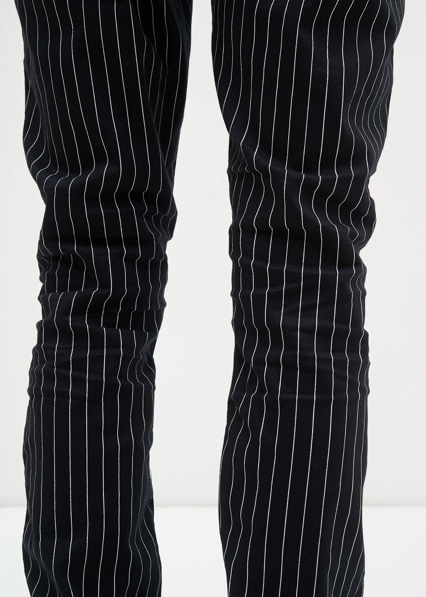 Black Skinny Pinstripe Pant - Image 6