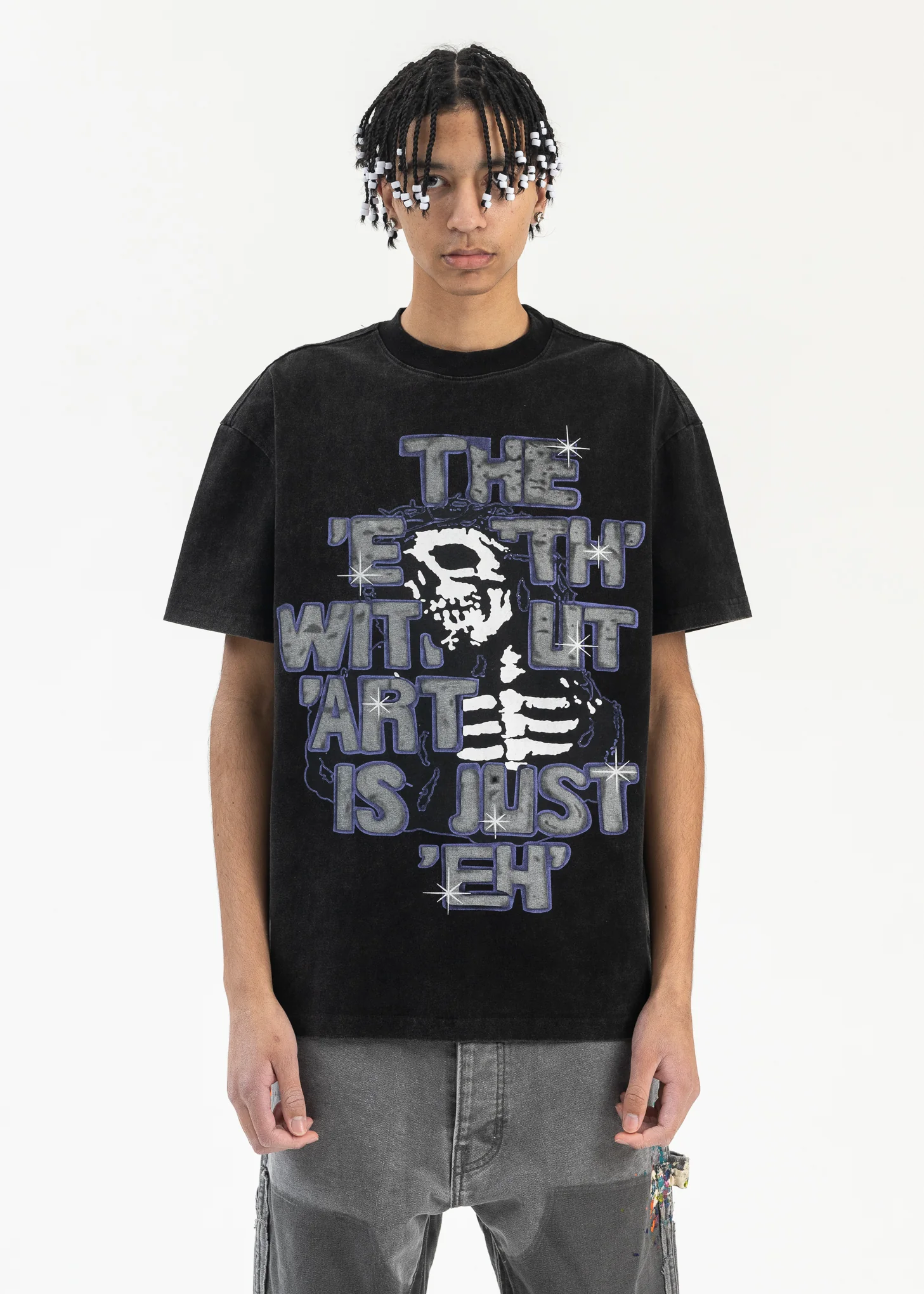 BLACK SKULL T-SHIRT
