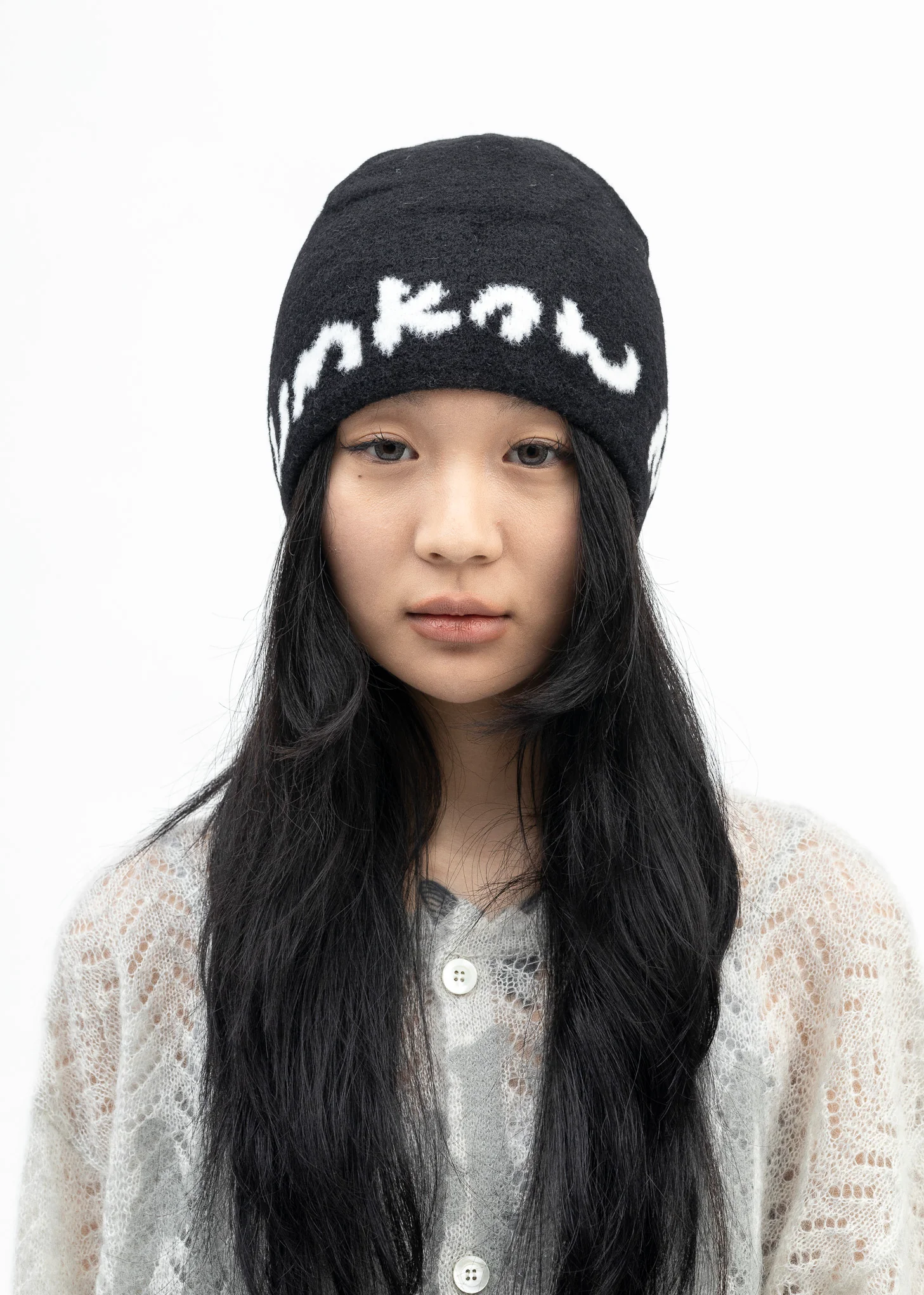 Black Skullcap Beanie - Image 3