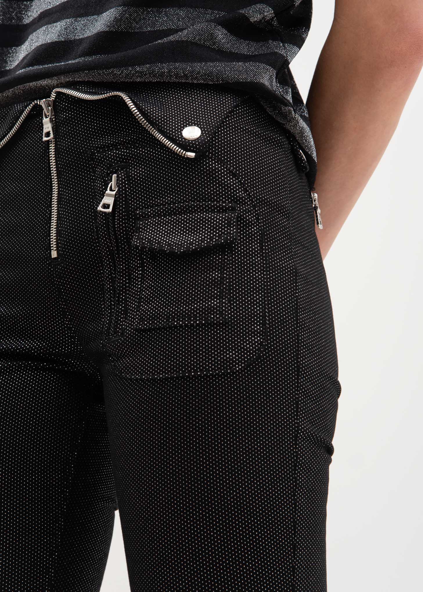 Black Skyline Diavolina Biker Pants - Image 4