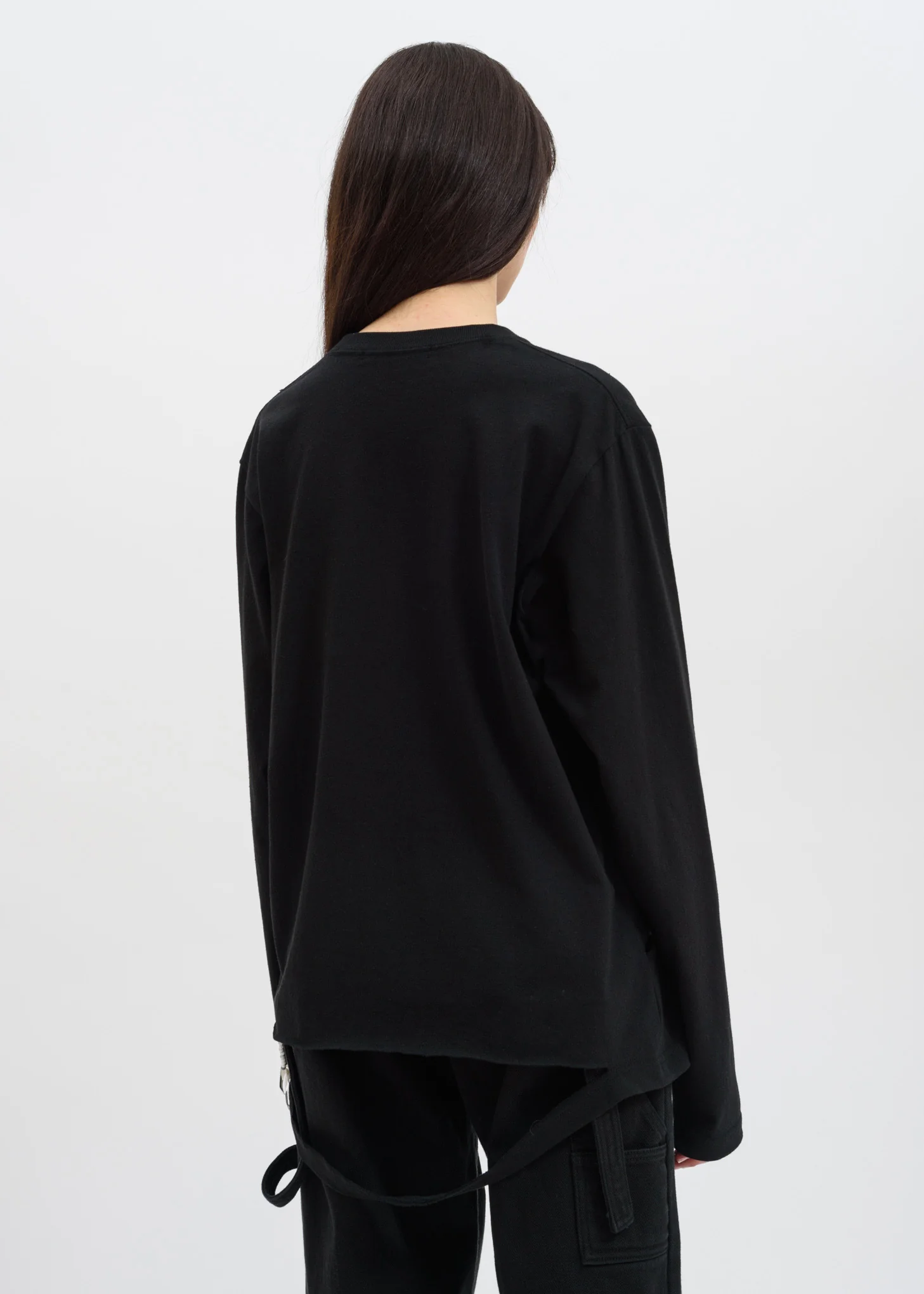 Black Slashed T-Shirt - Image 4