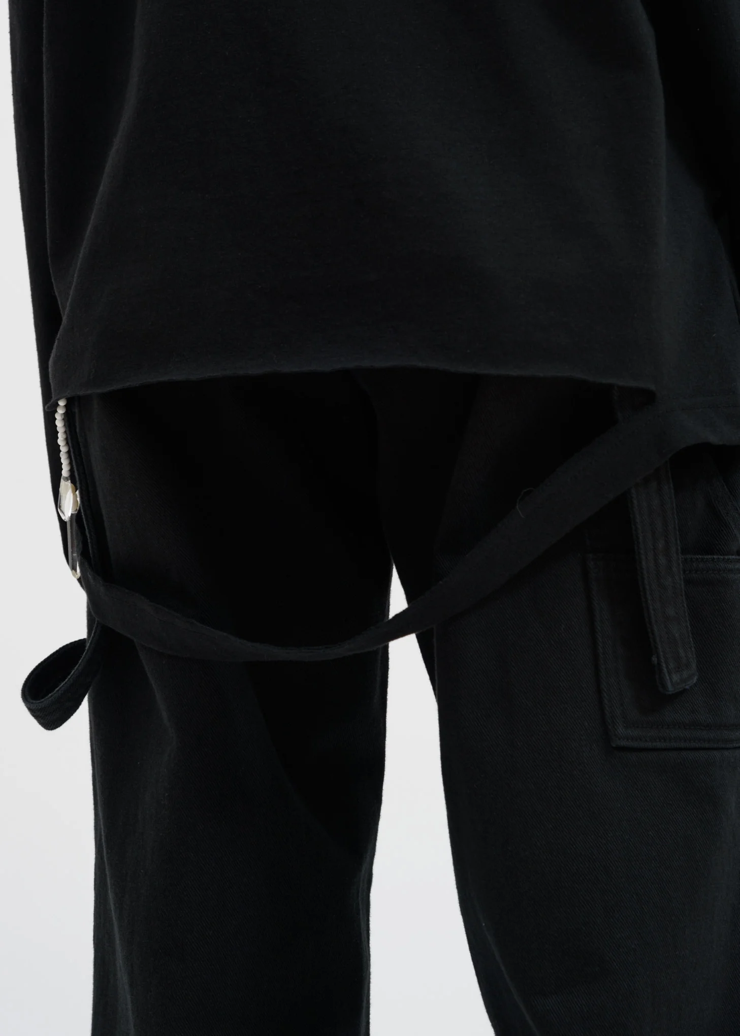 Black Slashed T-Shirt - Image 7