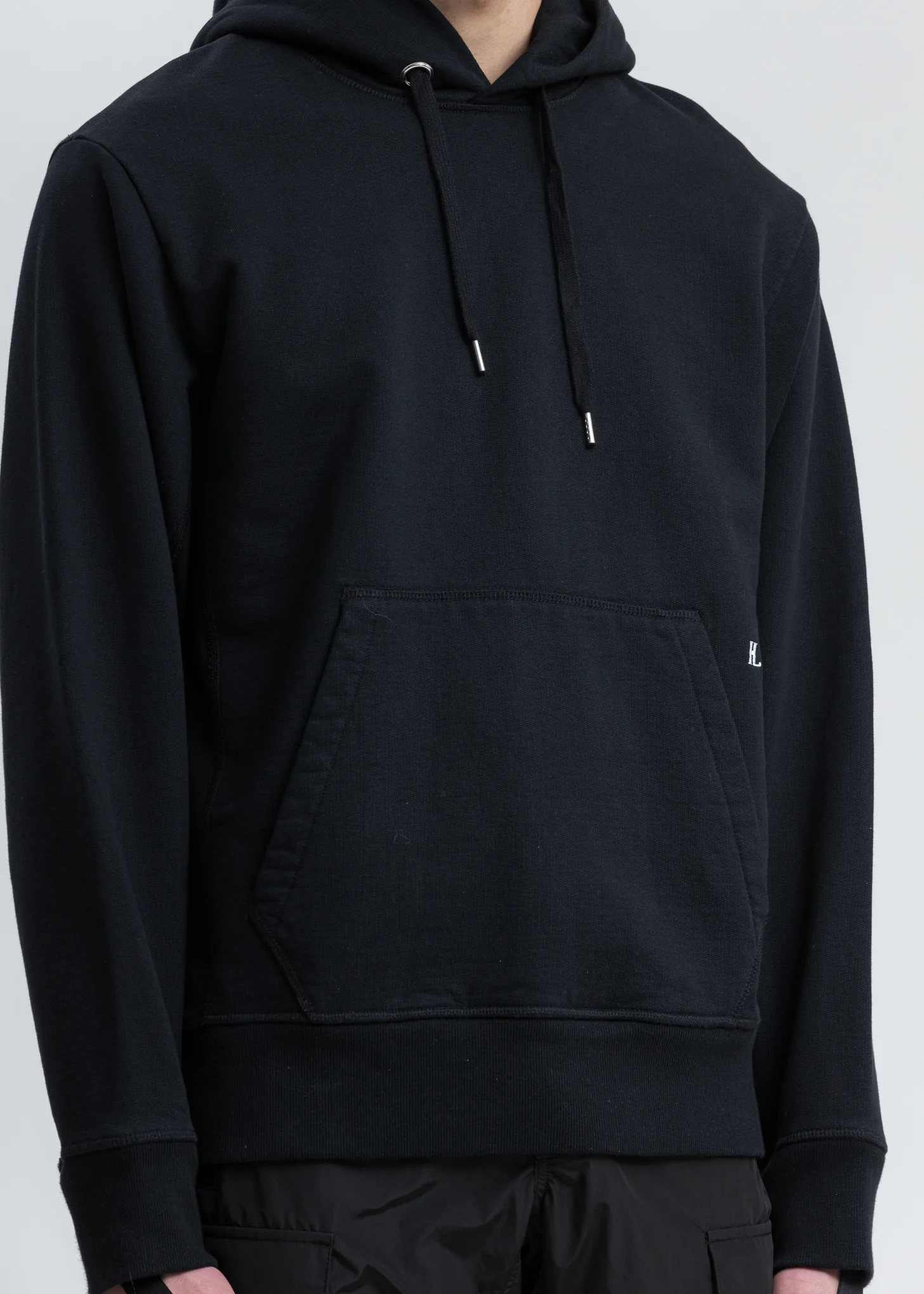 Black Sleeve Strap Hoodie - Image 5