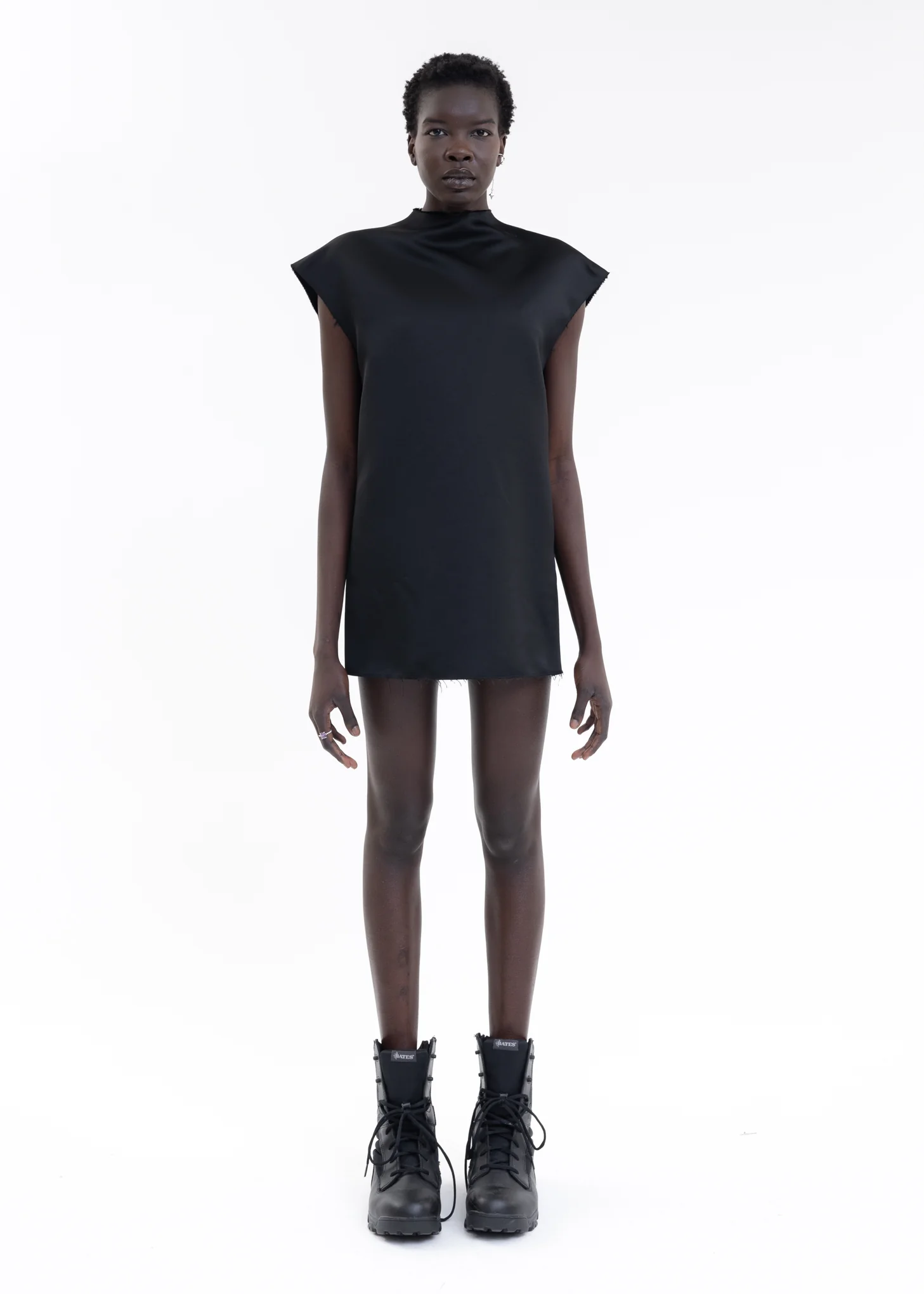 Black Sleeves Oversize Dress - Image 3