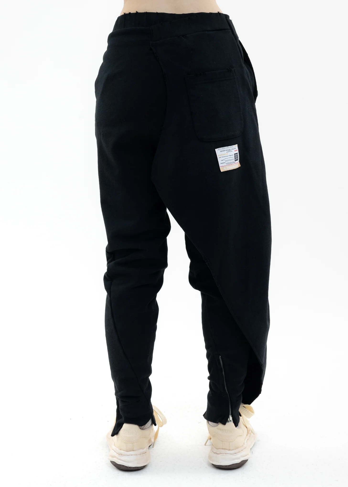 Black Slided Piece Pants - Image 2