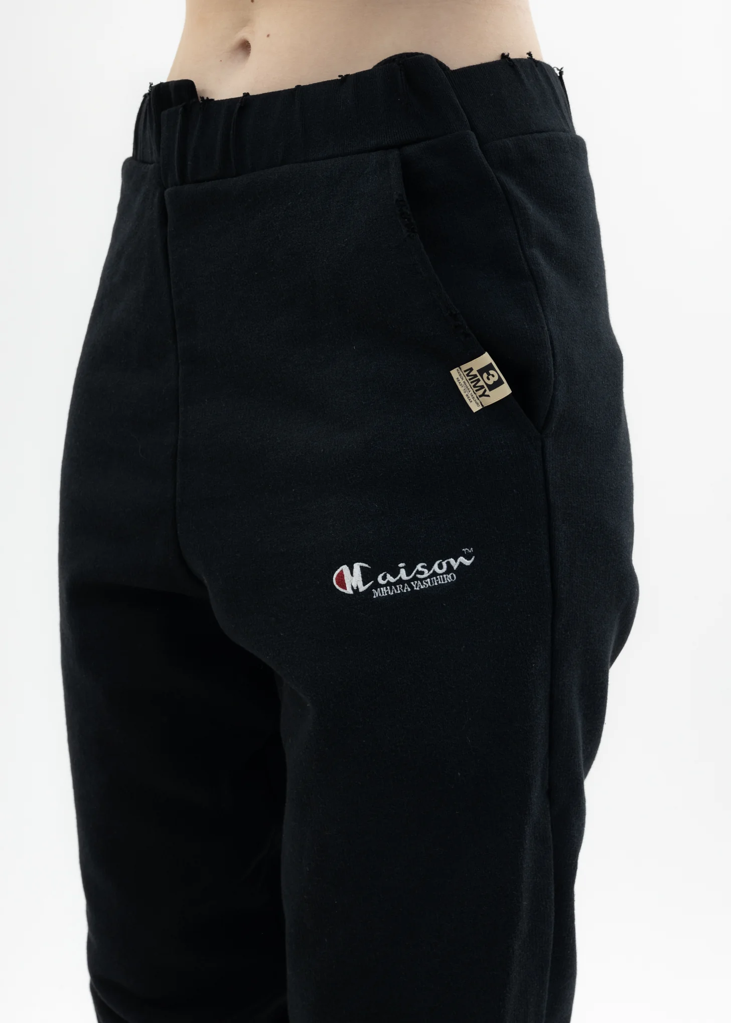 Black Slided Piece Pants - Image 6