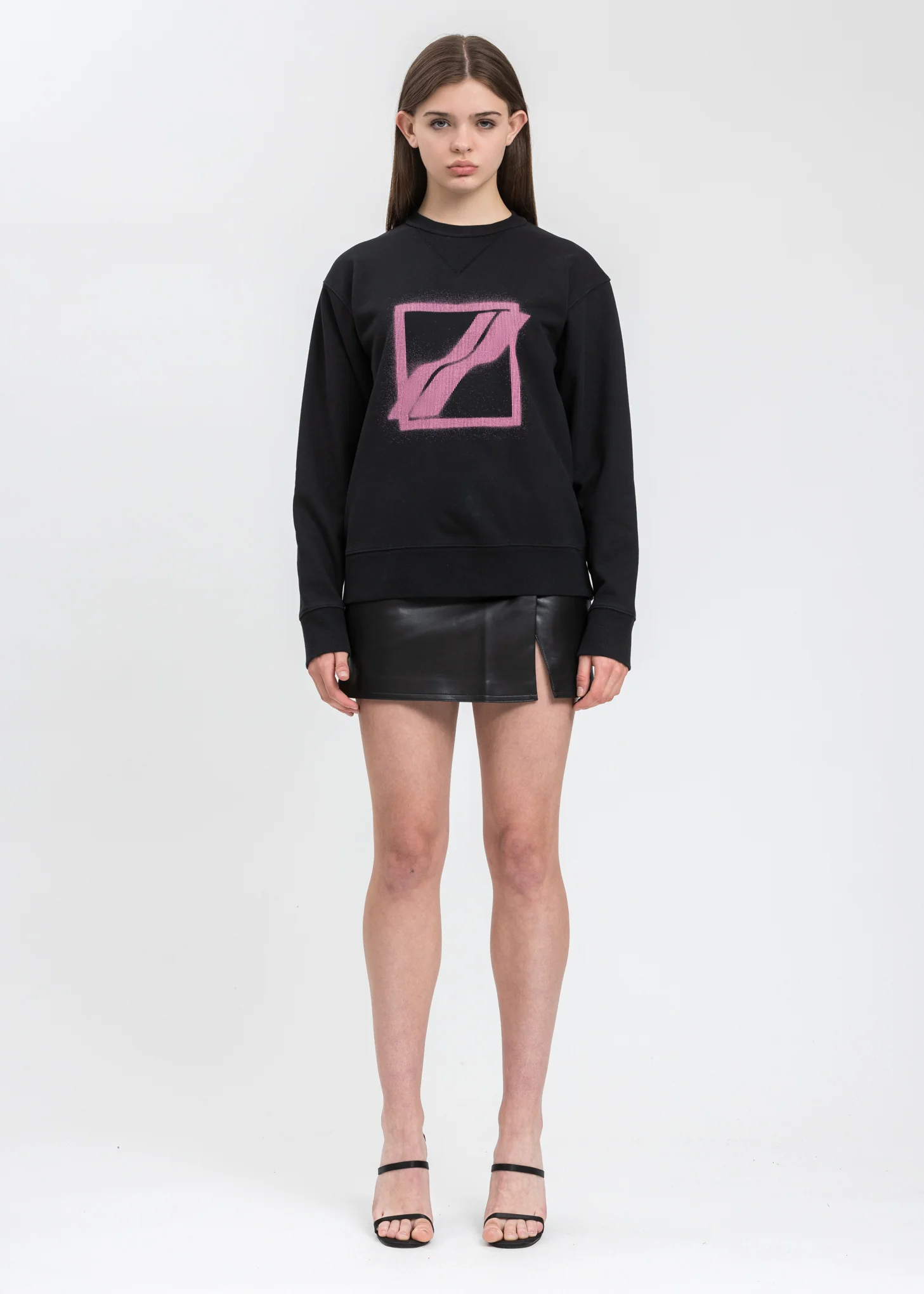 Black Slim Logo Sweater - Image 5