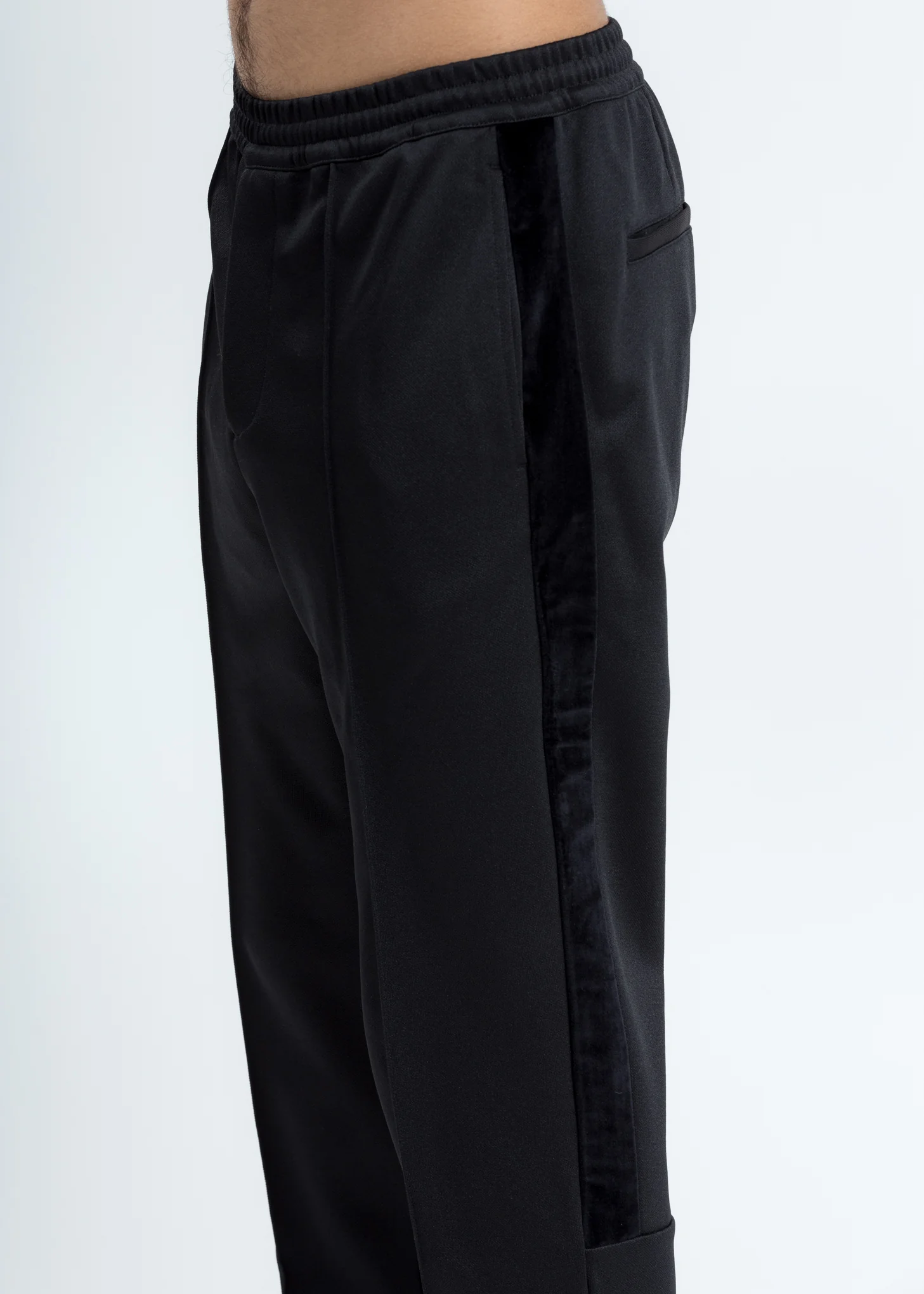 Black Slim Track Pant - Image 4