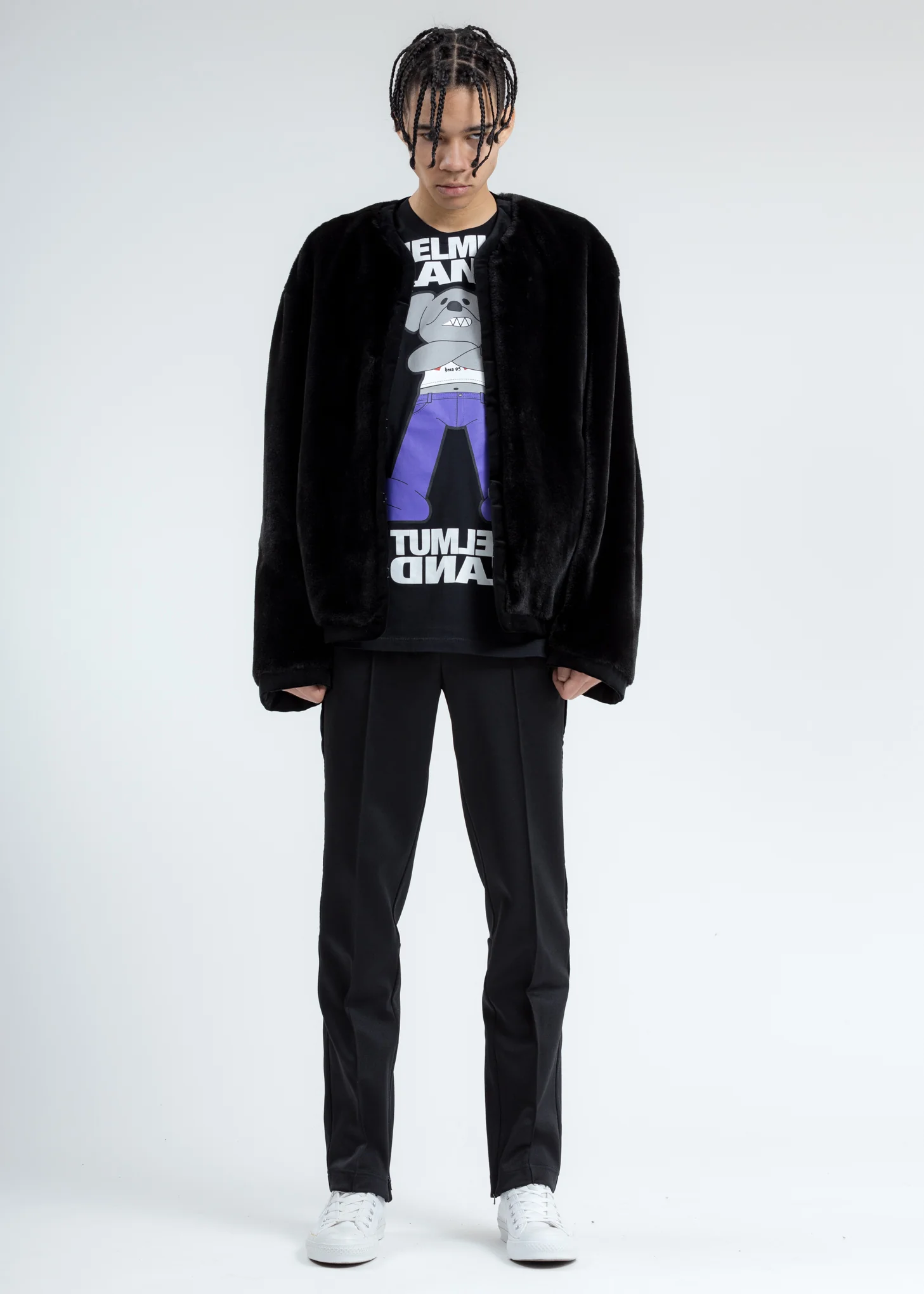 Black Slim Track Pant - Image 6