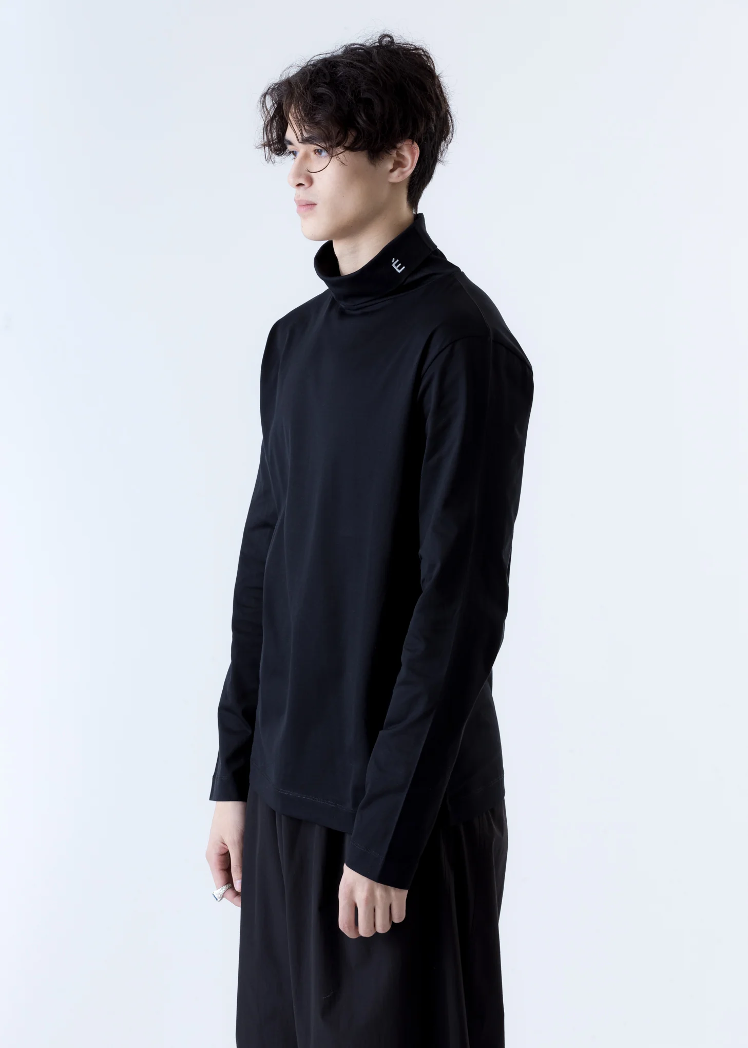 Black Small Accent Award Turtleneck - Image 3