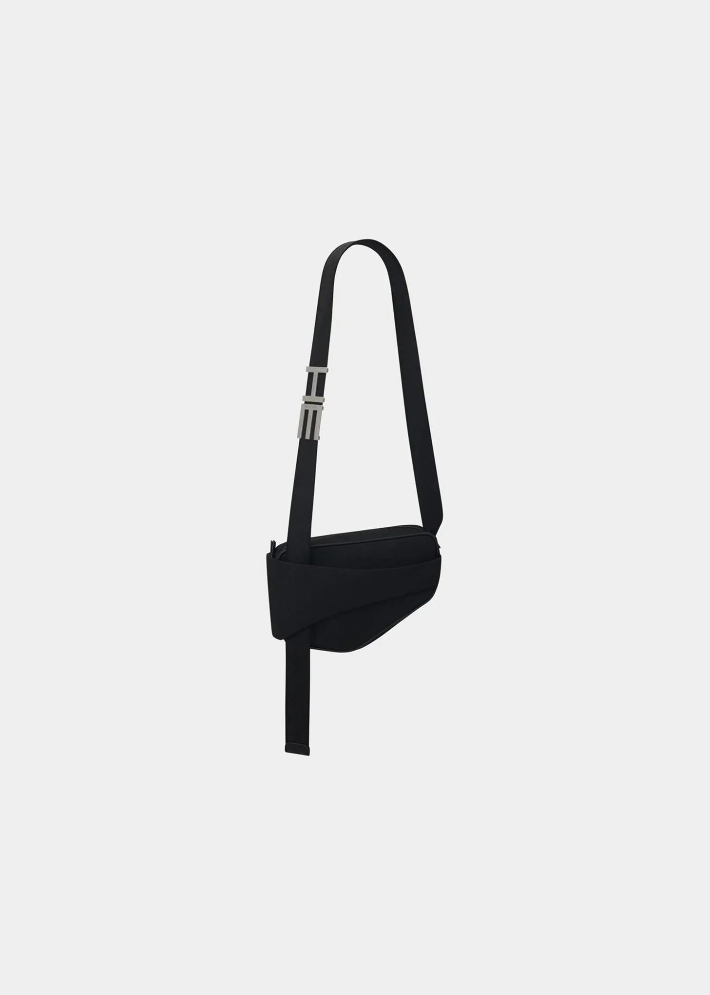 BLACK SMALL ASYMMETRIC BAG