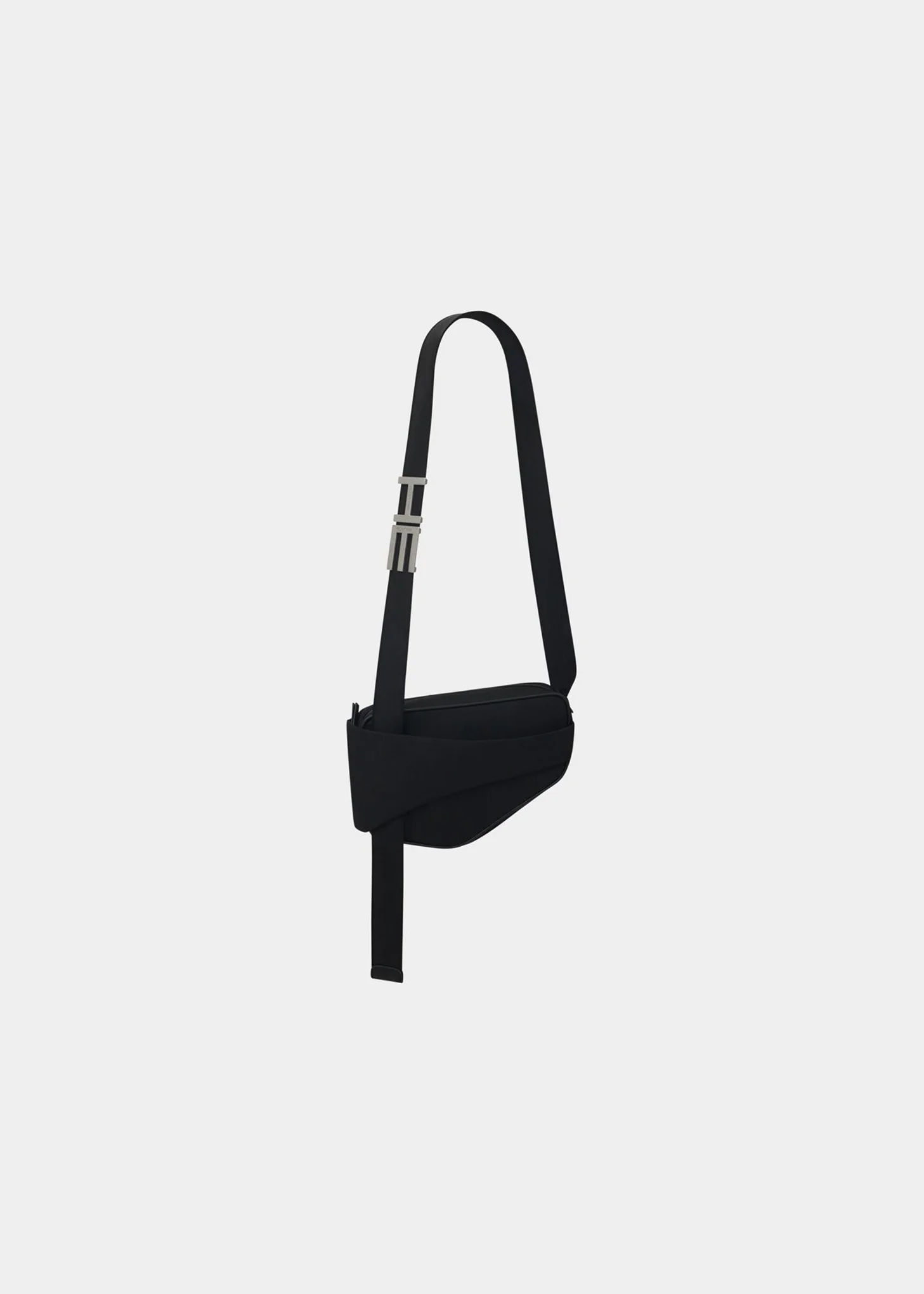 BLACK SMALL ASYMMETRIC BAG
