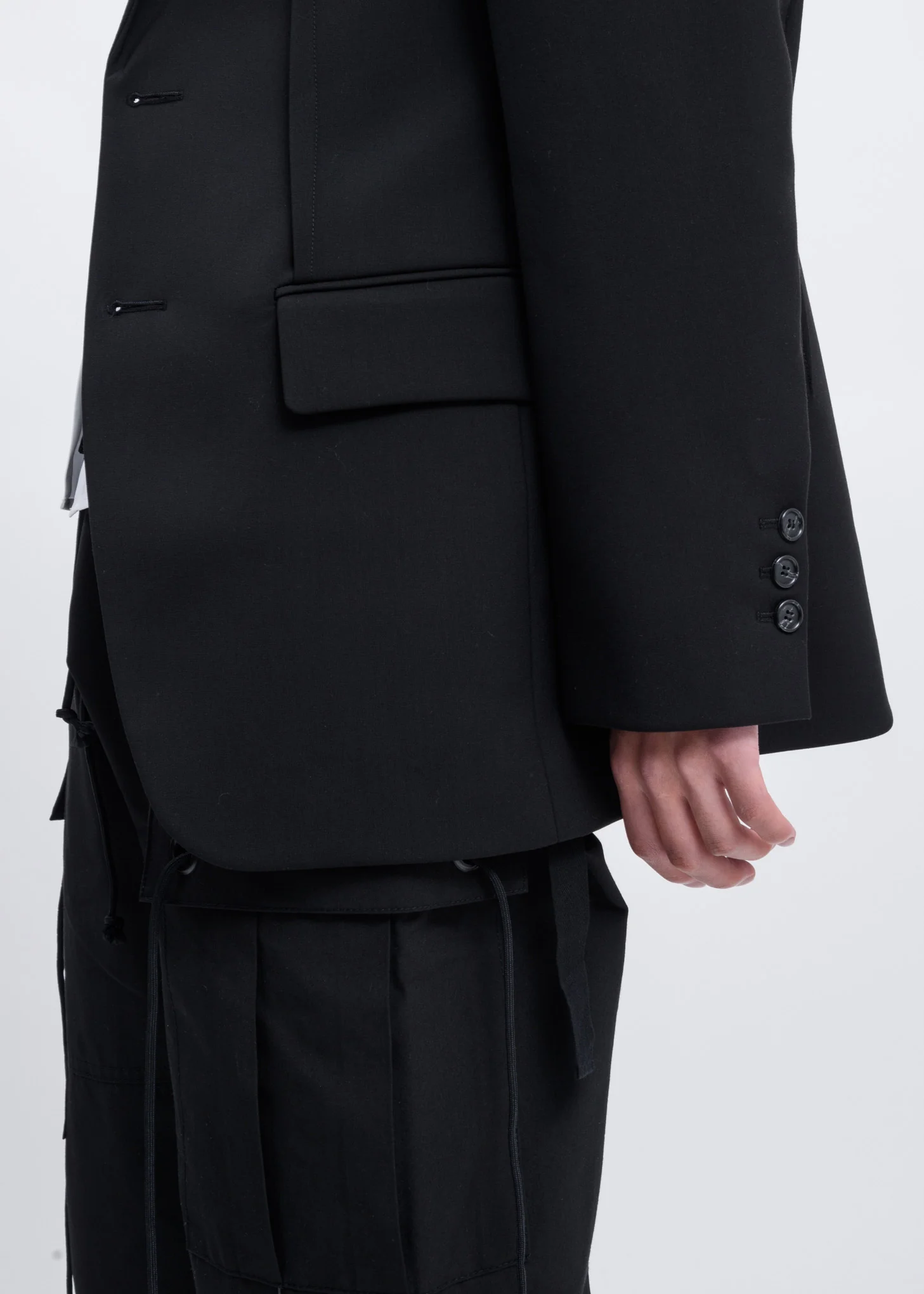 Black Smoker's Jacket - Image 3