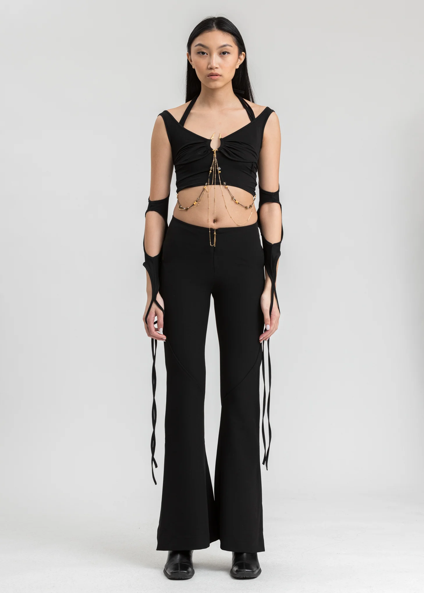 Black Som halfter With Sleeves
