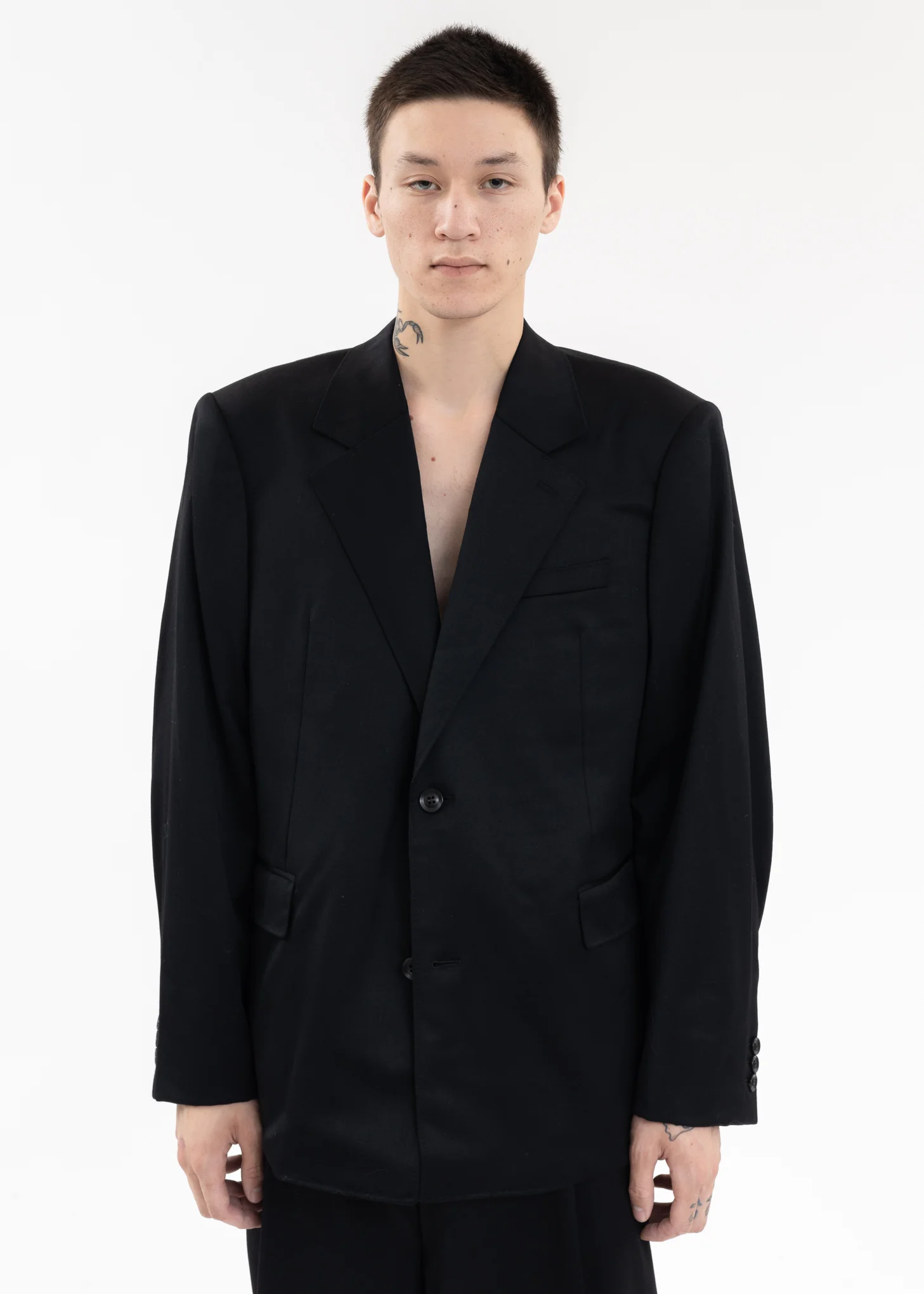 Black SOMEONE'S PERSONAL SIZE JACKET