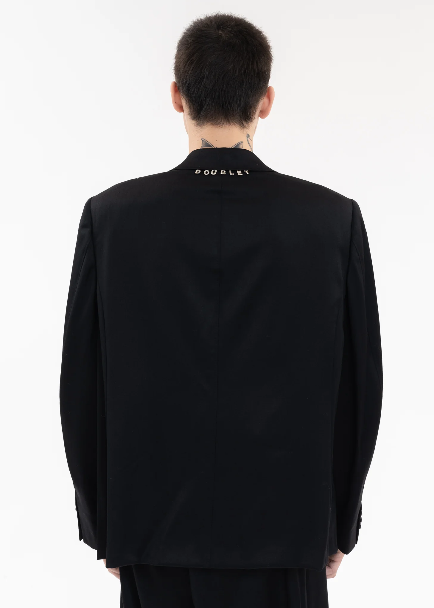 Black SOMEONE'S PERSONAL SIZE JACKET - Image 4