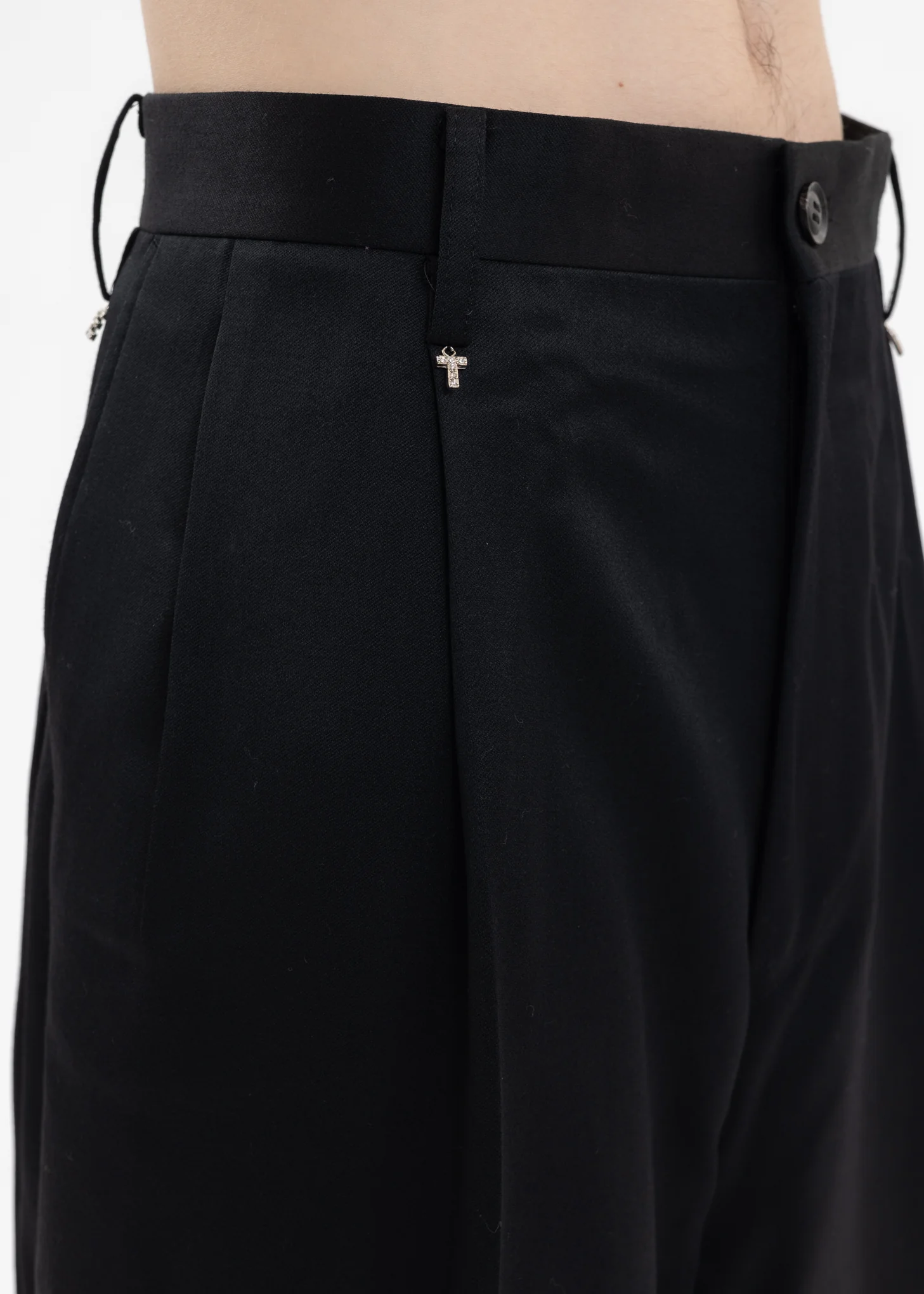 Black SOMEONE'S PERSONAL SIZE TROUSERS - Image 6