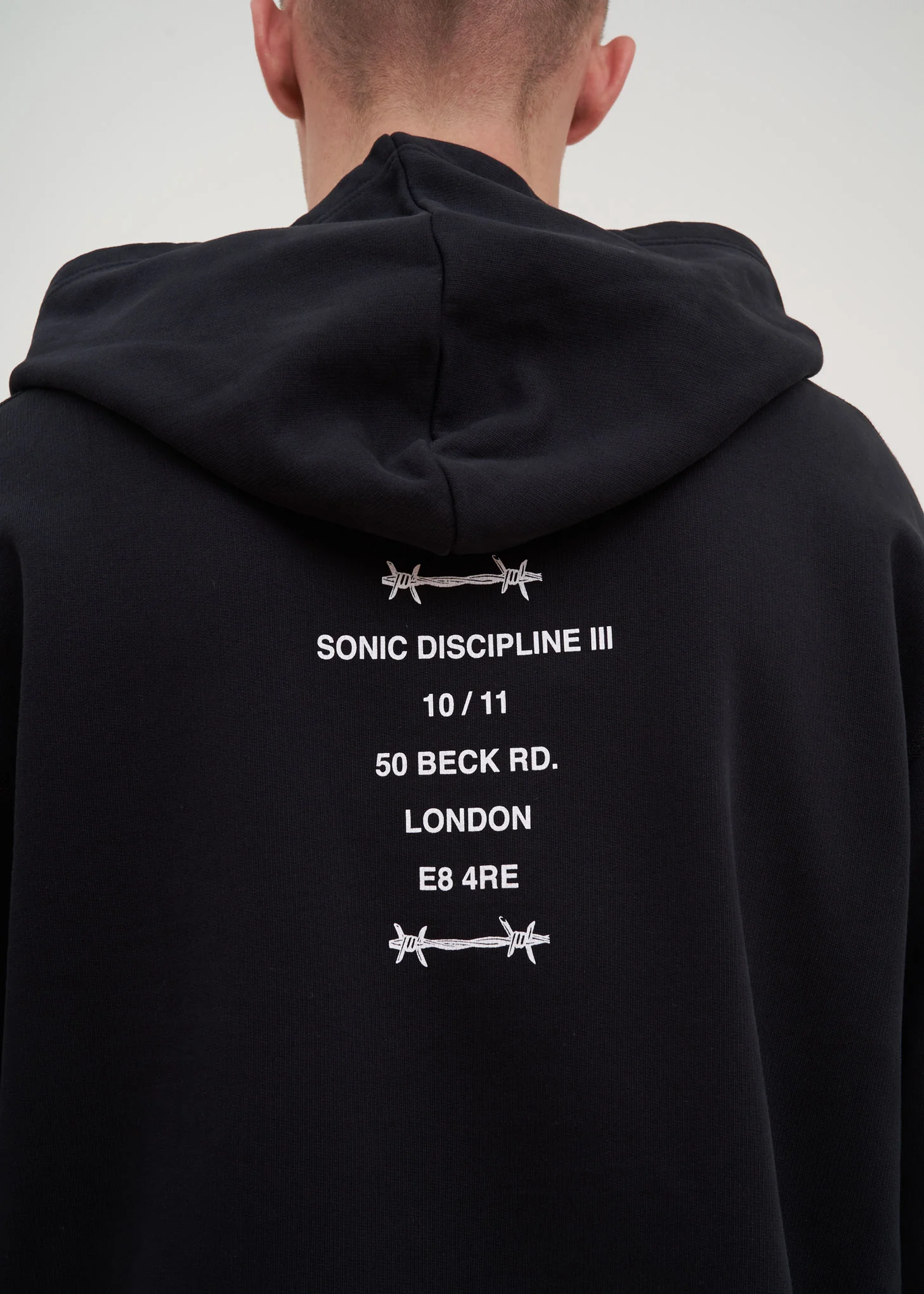Black Sonic Discipline III Hoodie - Image 4