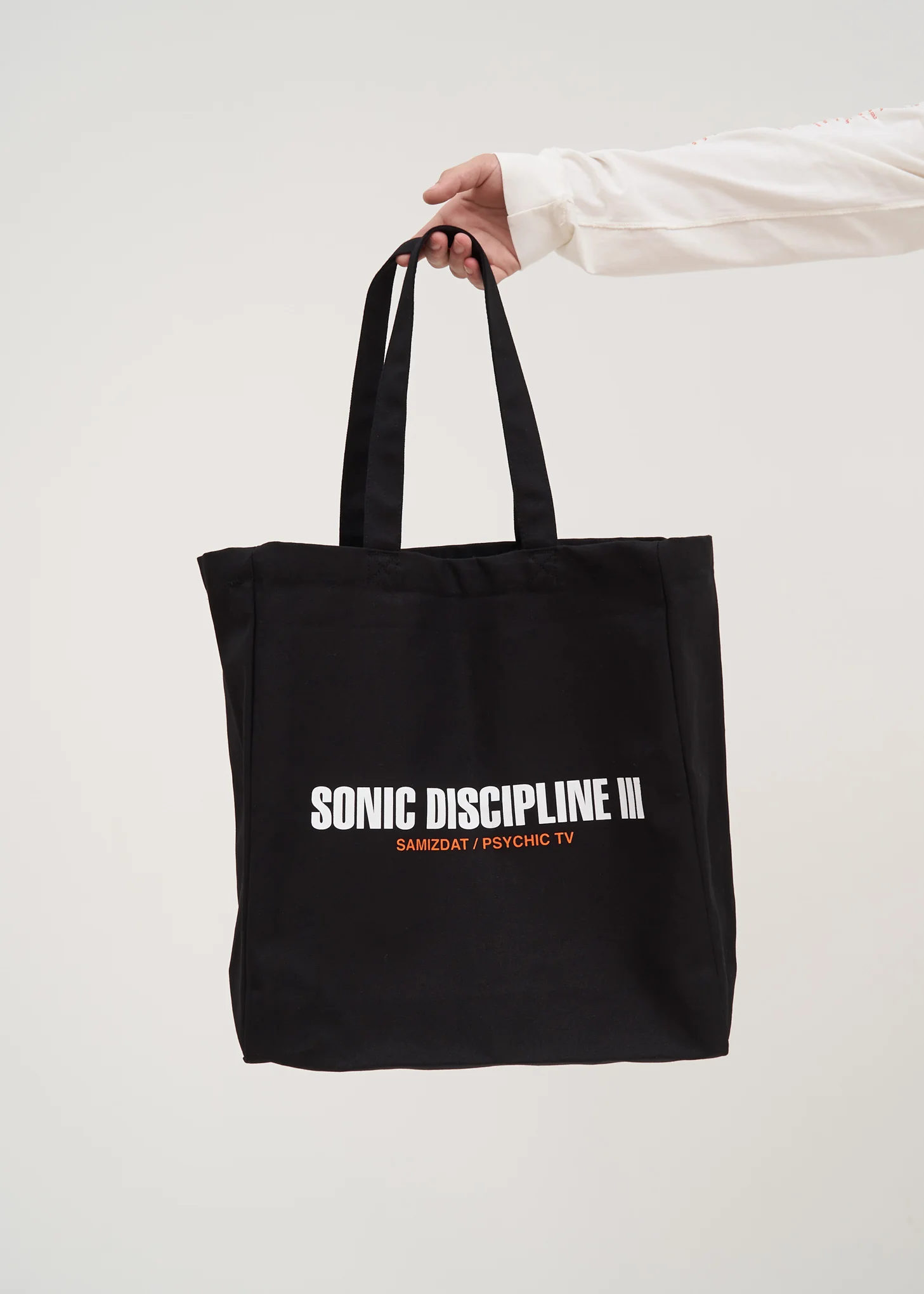 Black Sonic Discipline III Tote Bag