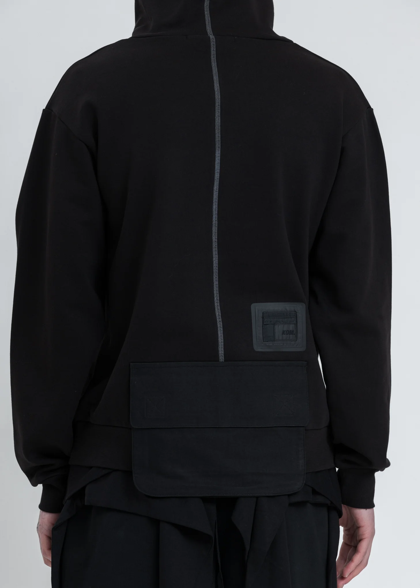 Black Space Ratio Hoodie - Image 4
