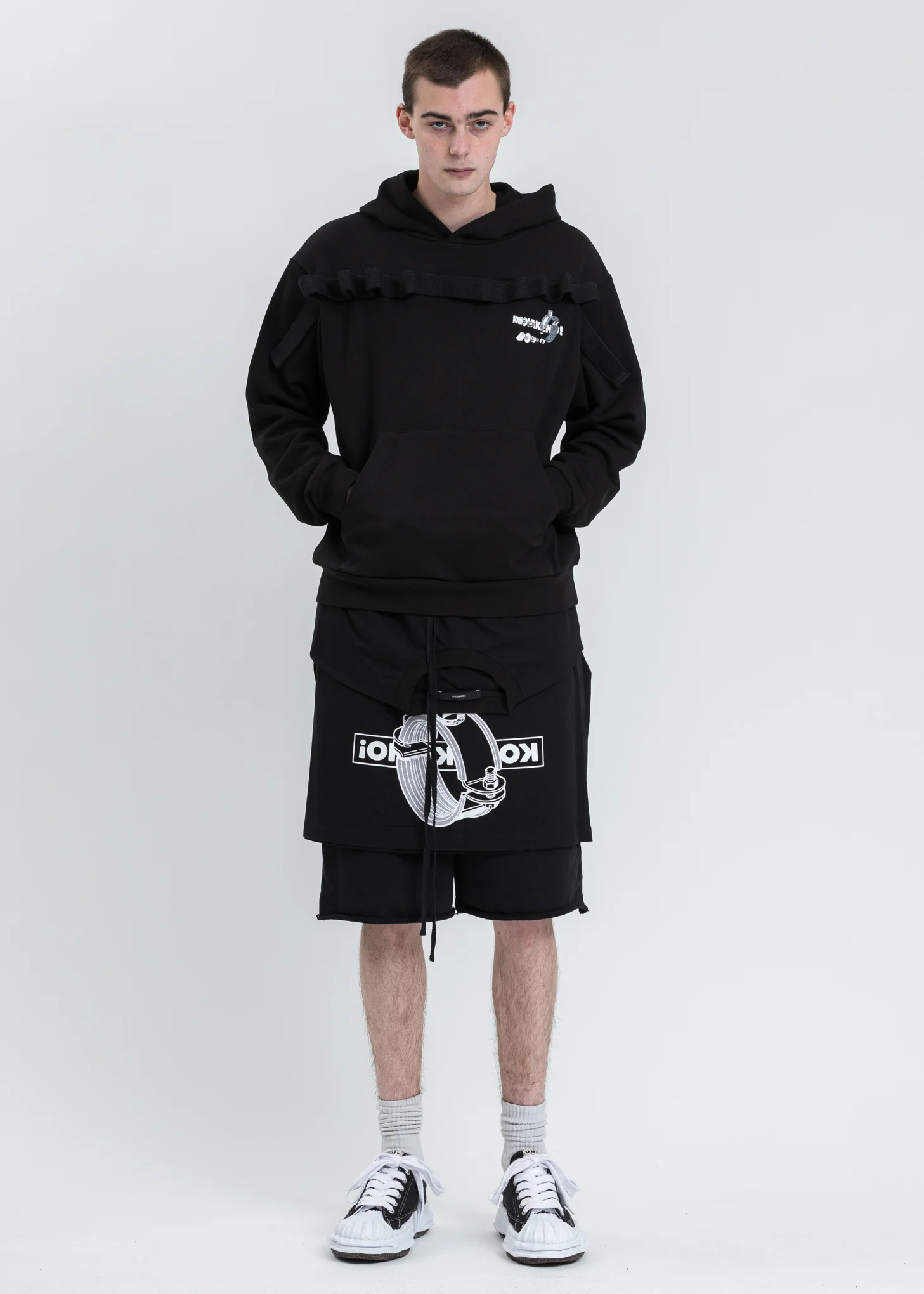 Black Space Ratio Hoodie - Image 6