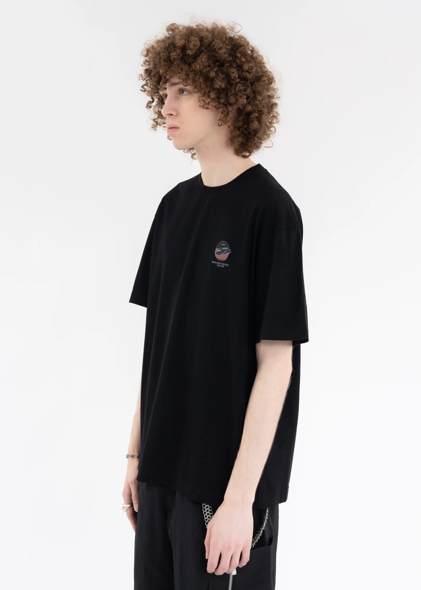 Black Space Yacht T-shirt - Image 3
