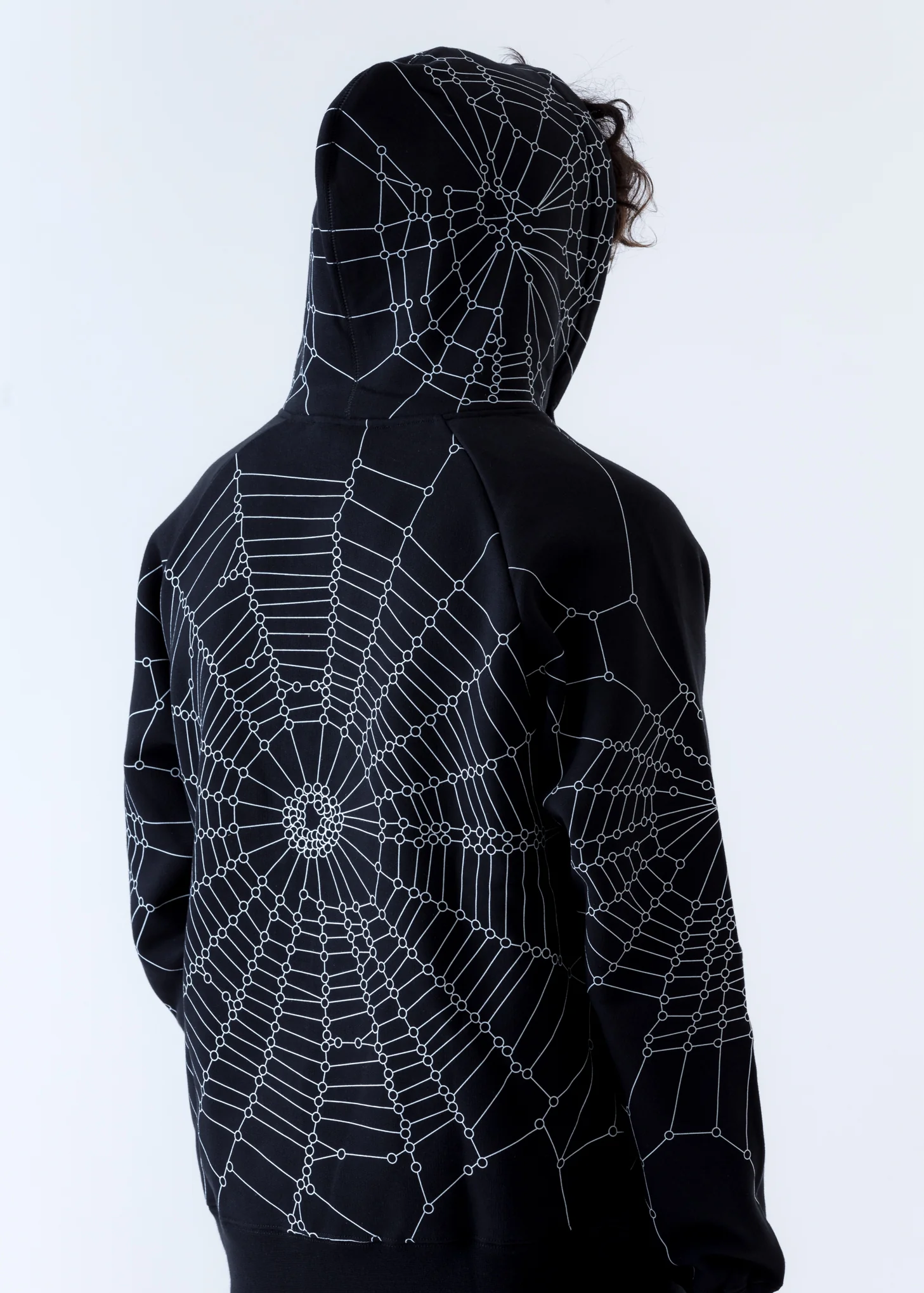 Black Spider Wed Racing Hoodie - Image 2