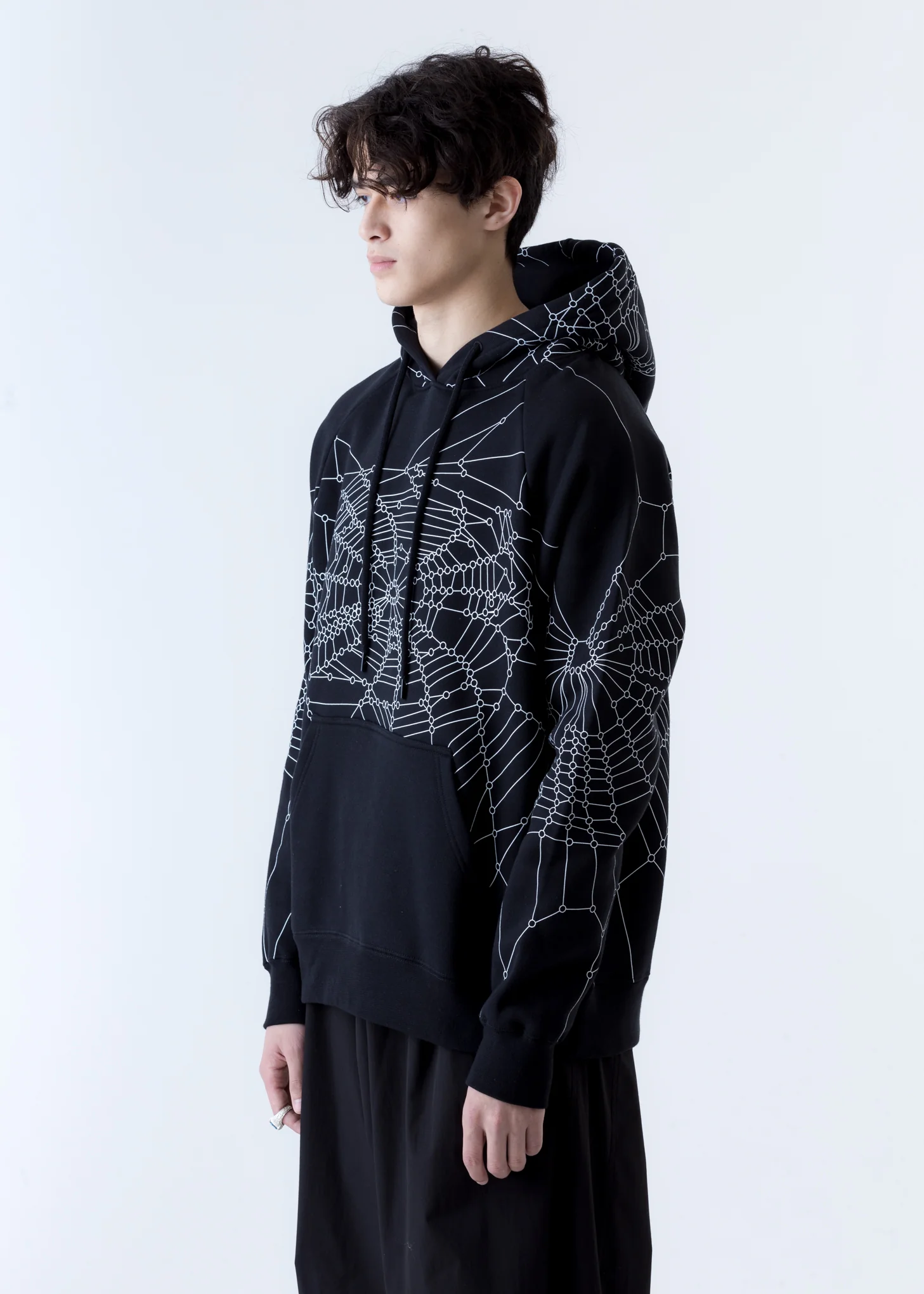 Black Spider Wed Racing Hoodie - Image 3