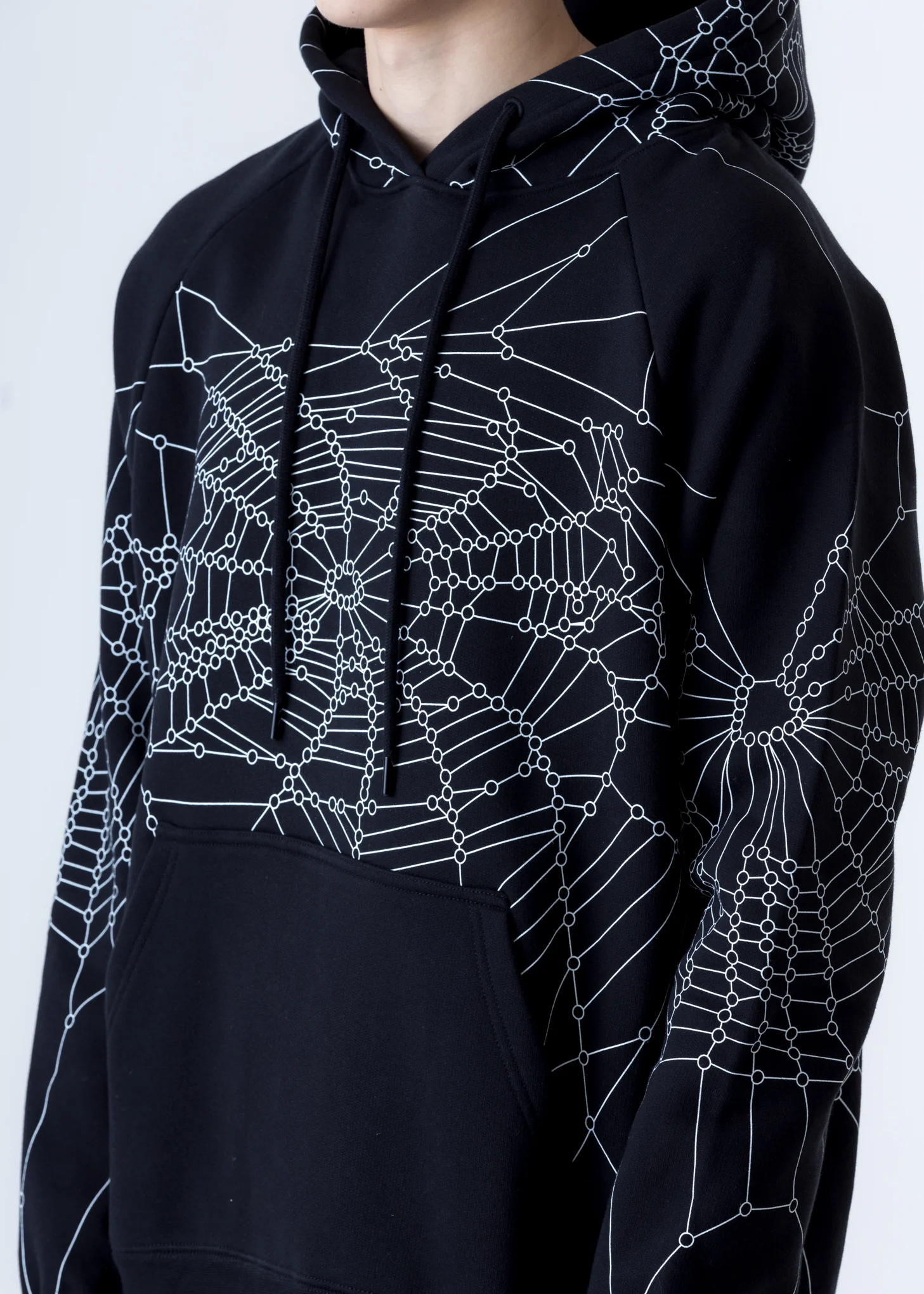 Black Spider Wed Racing Hoodie - Image 4