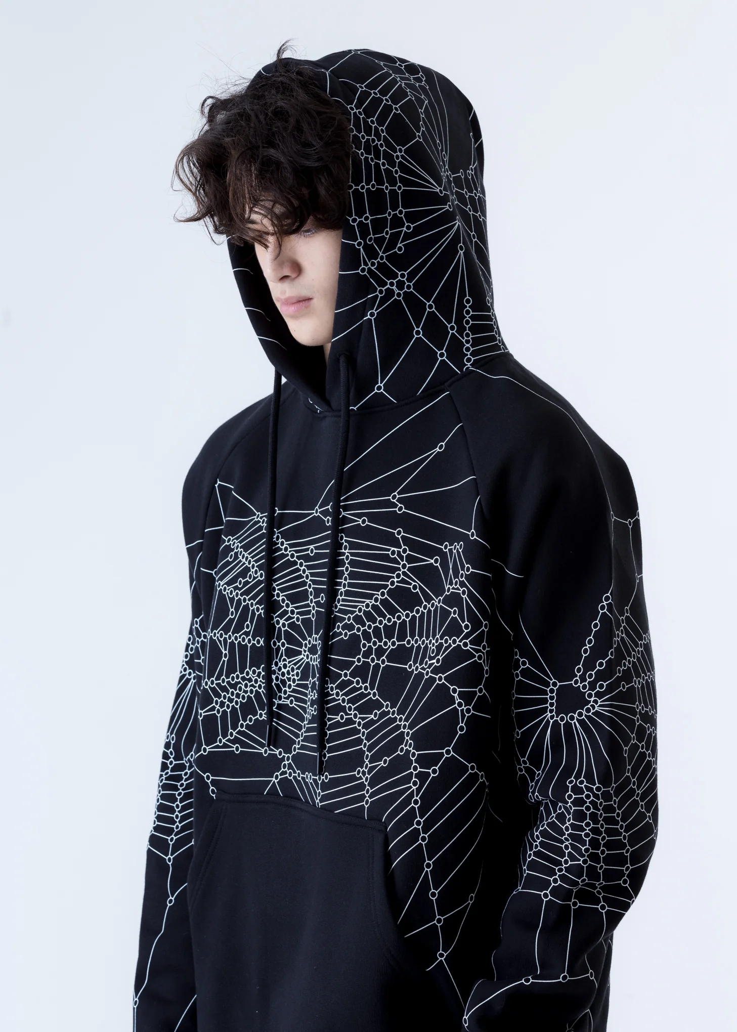 Black Spider Wed Racing Hoodie - Image 5