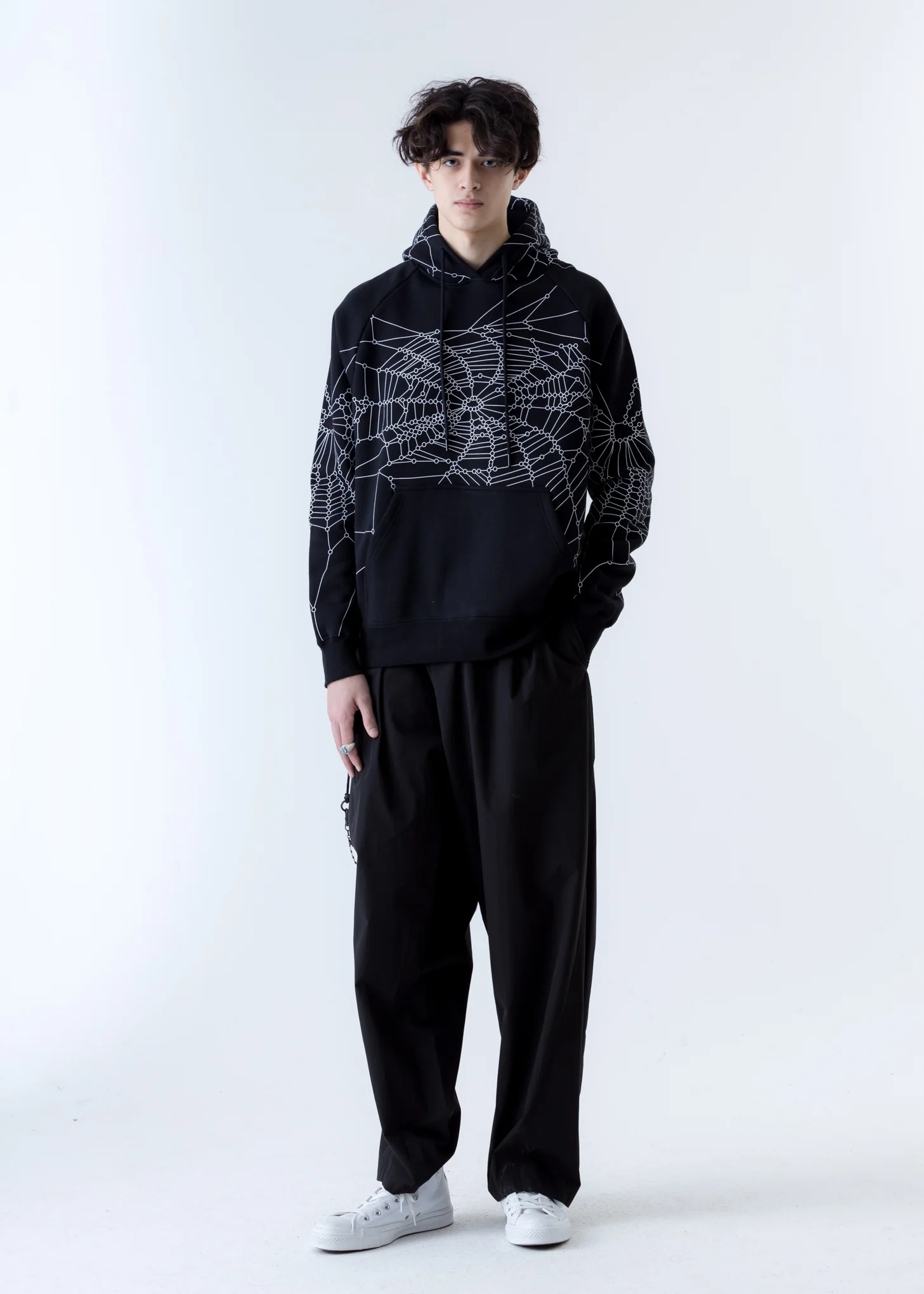Black Spider Wed Racing Hoodie - Image 7
