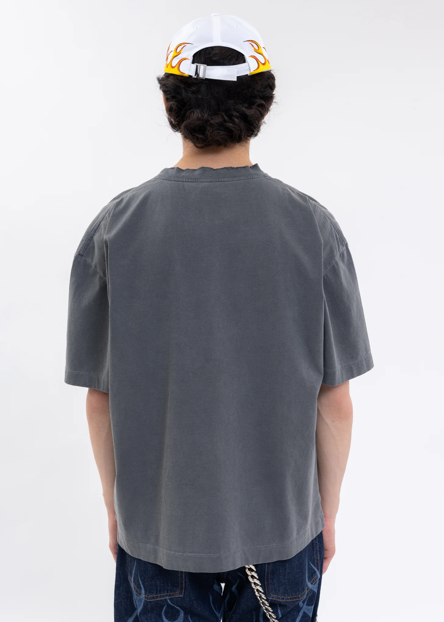 Washed Black SPIRIT NEVERMIND T-Shirt - Image 3