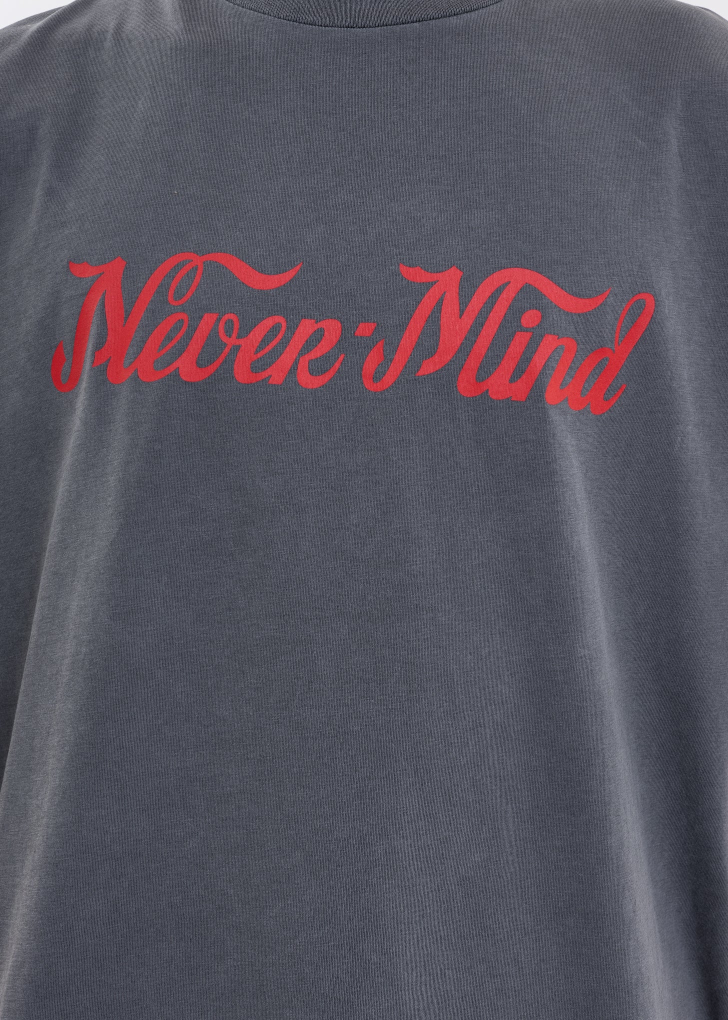 Washed Black SPIRIT NEVERMIND T-Shirt - Image 4
