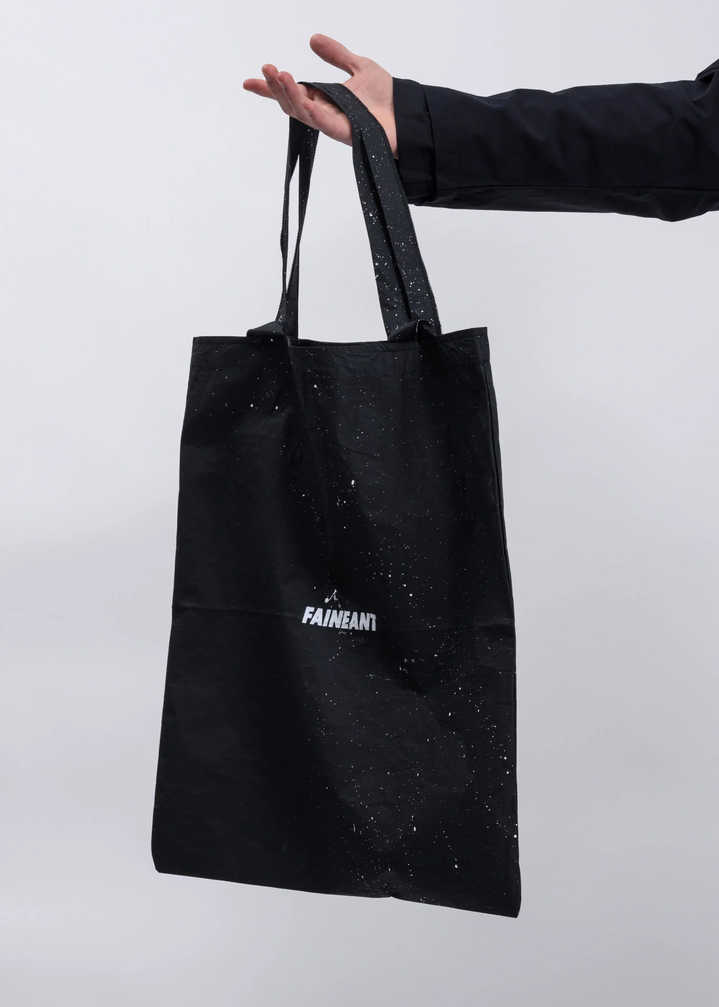 Black  Splatter Tote Bag