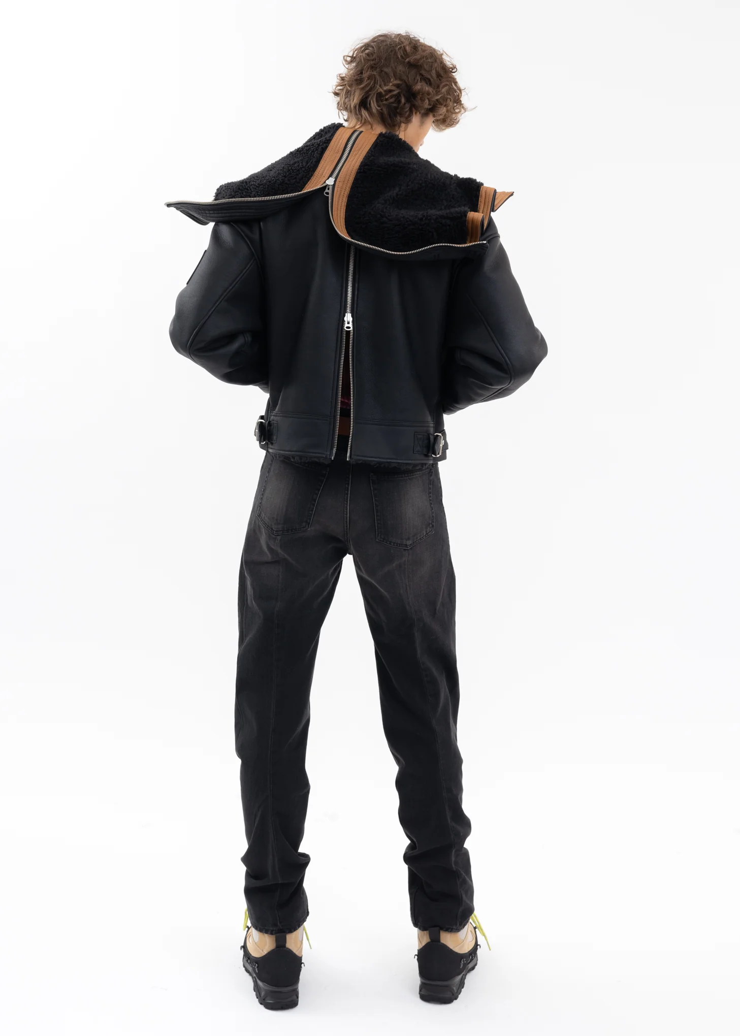 BLACK SPLIT WIRE JACKET - Image 10