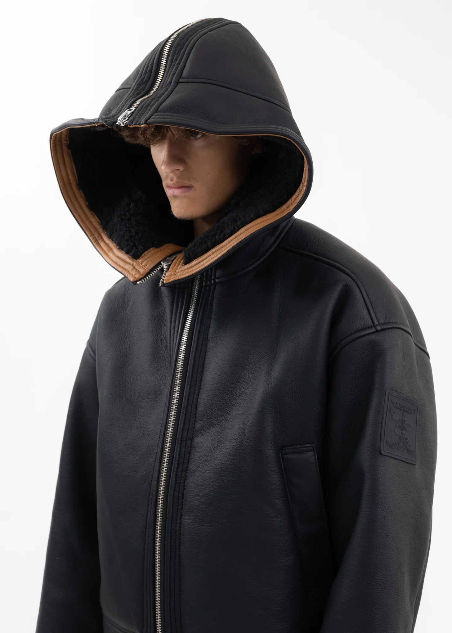 BLACK SPLIT WIRE JACKET - Image 7
