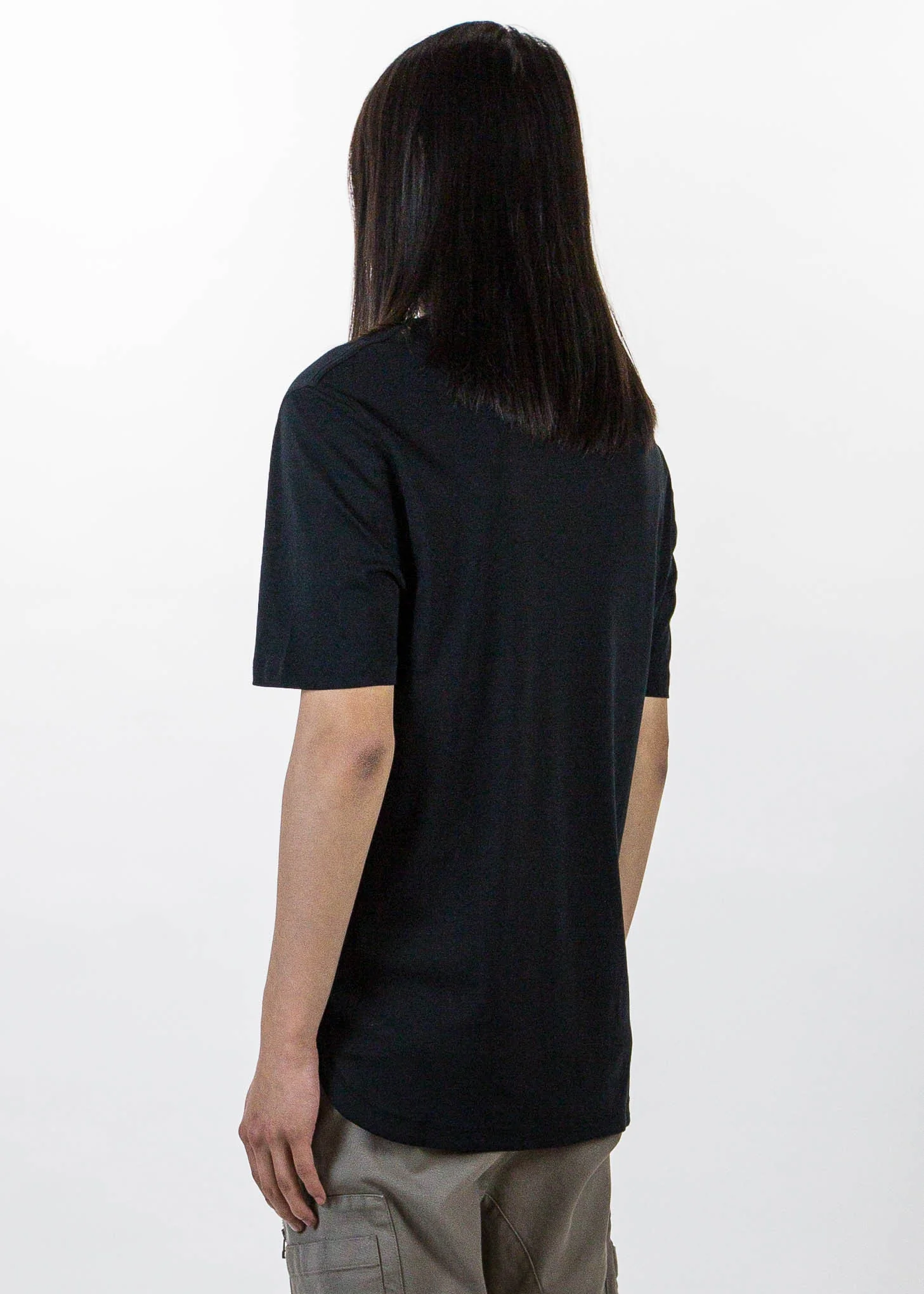 Black SS Tee Brushed Jersey - Image 4