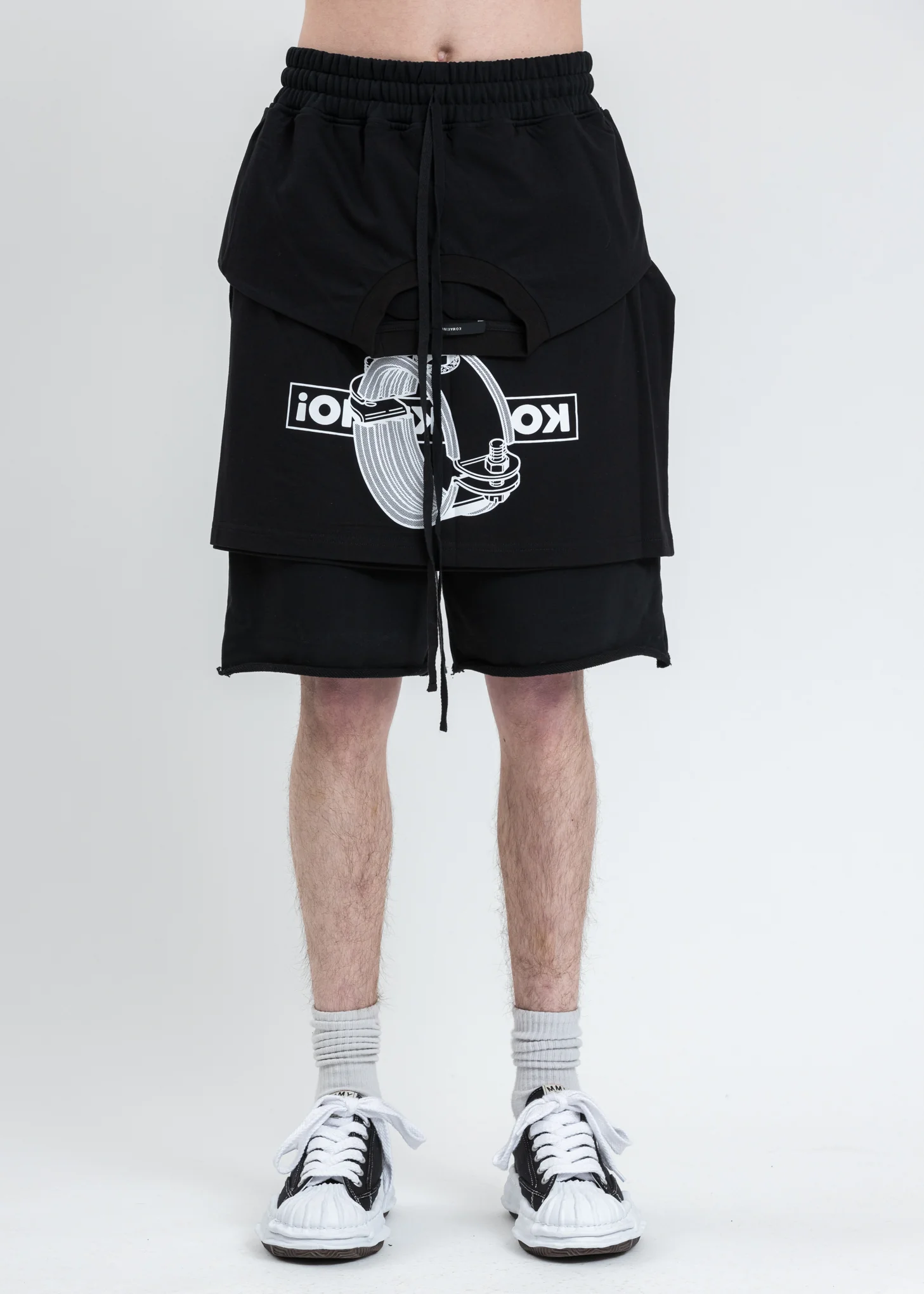 Black Stabil Reversible Short