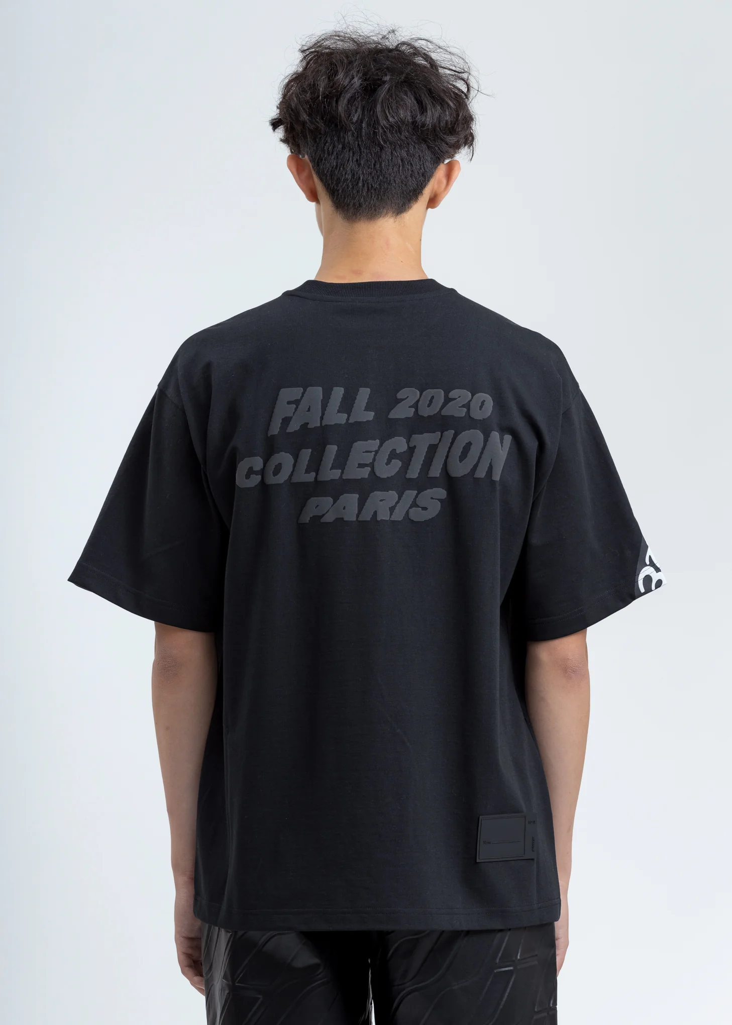Black Stacked Logo T-Shirt - Image 2
