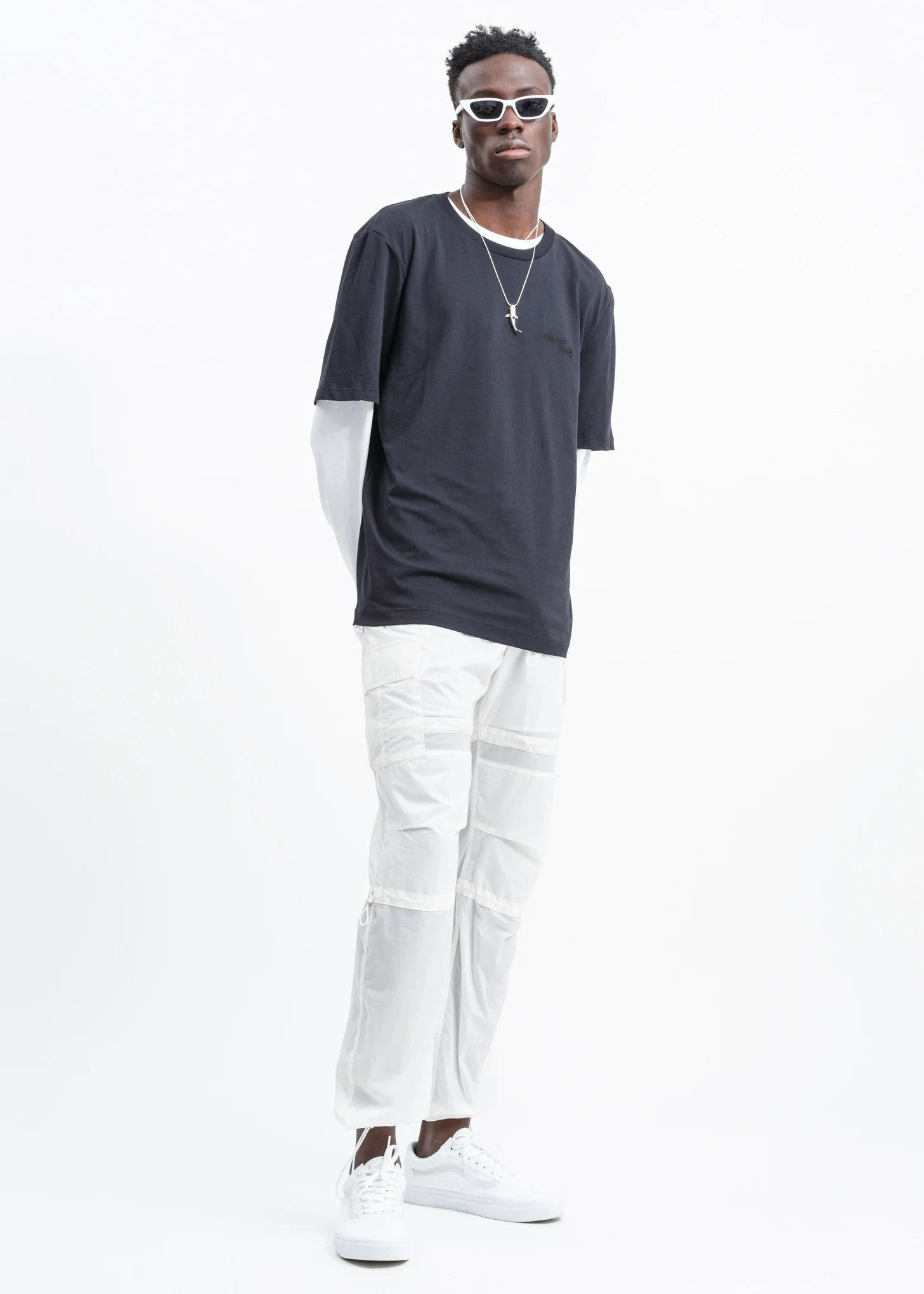 Black Stacked Standard T-Shirt - Image 4