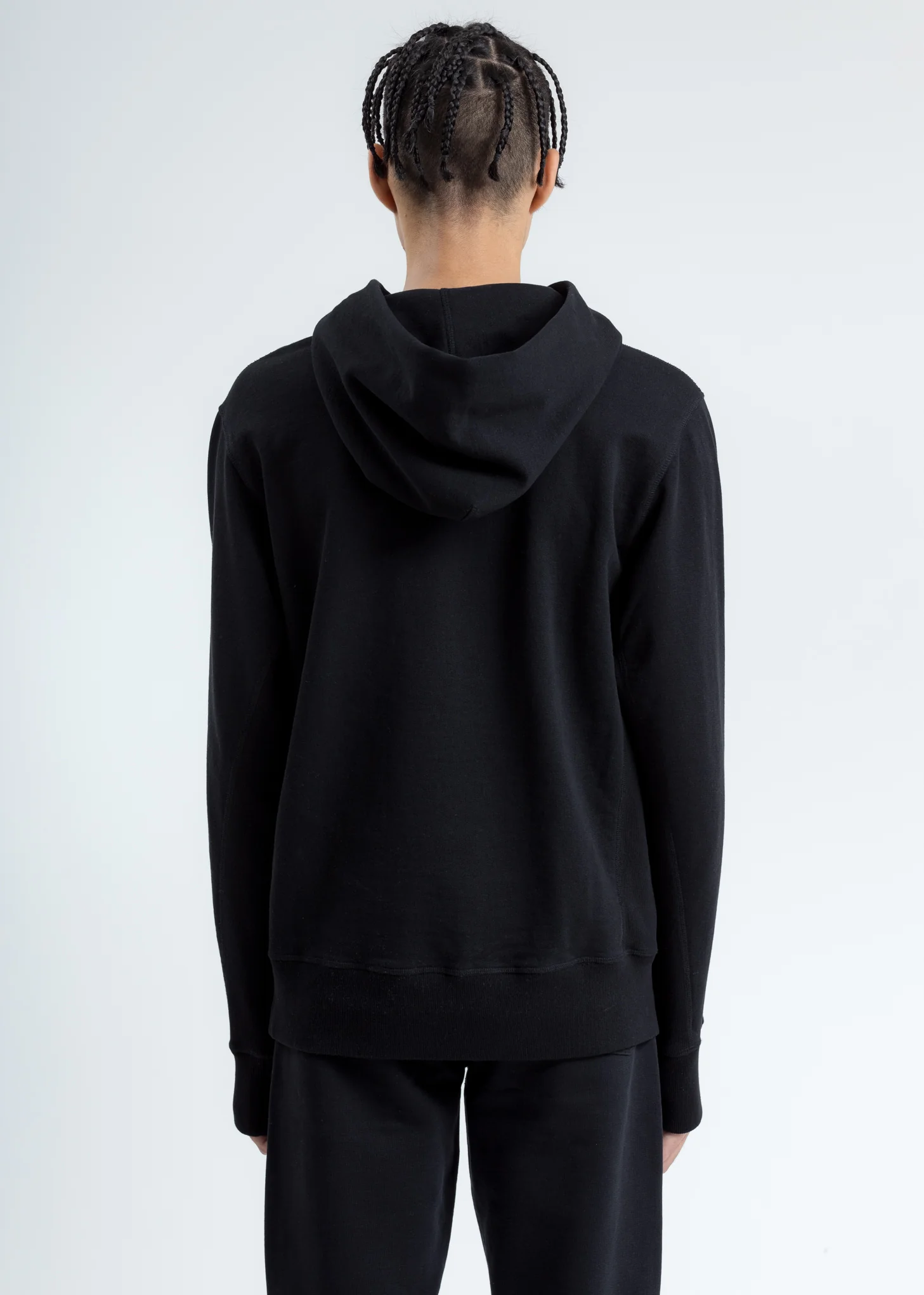 Black Standard Fine Hoodie - Image 5