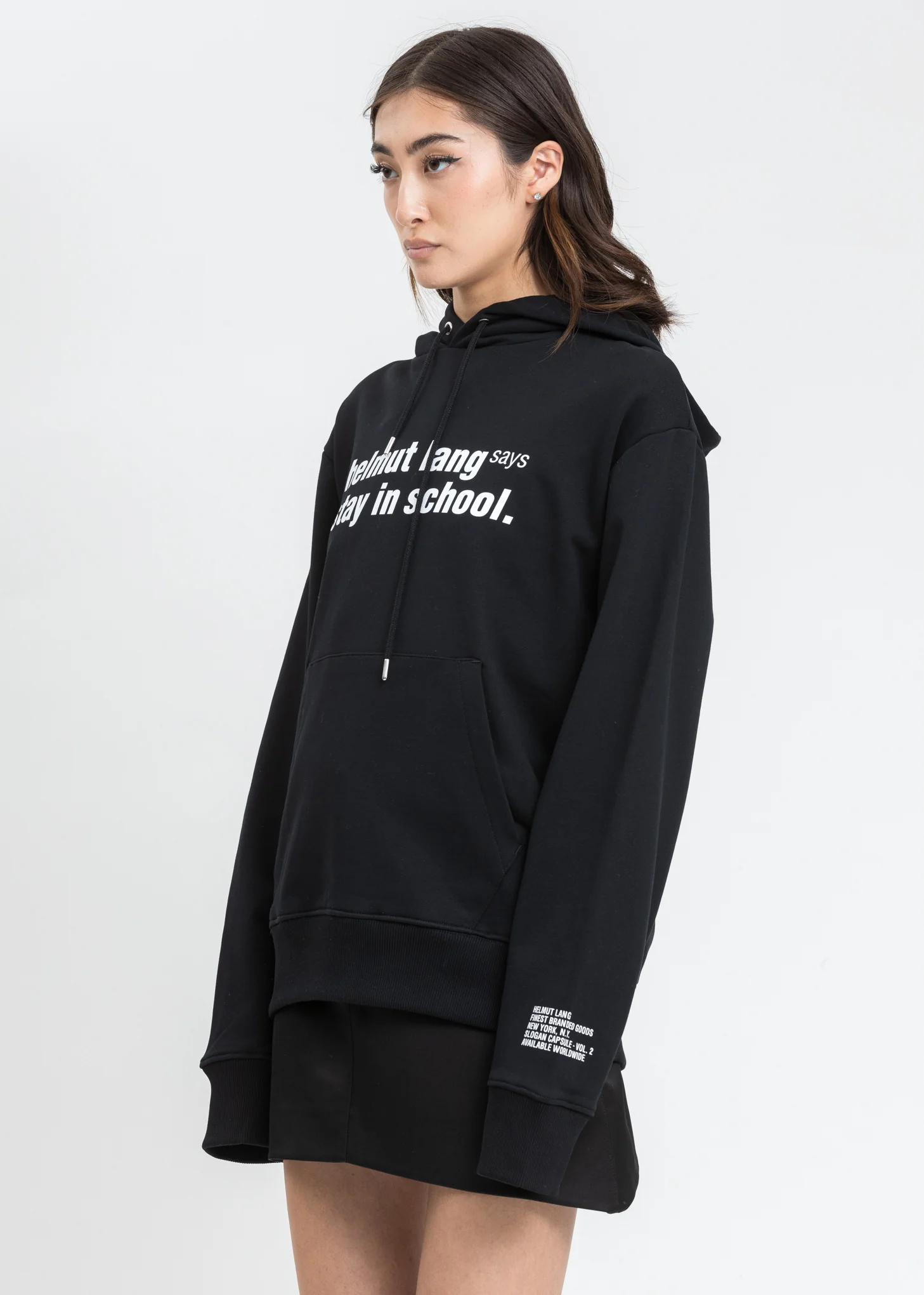 Black Stay In School Hoodie - Image 3