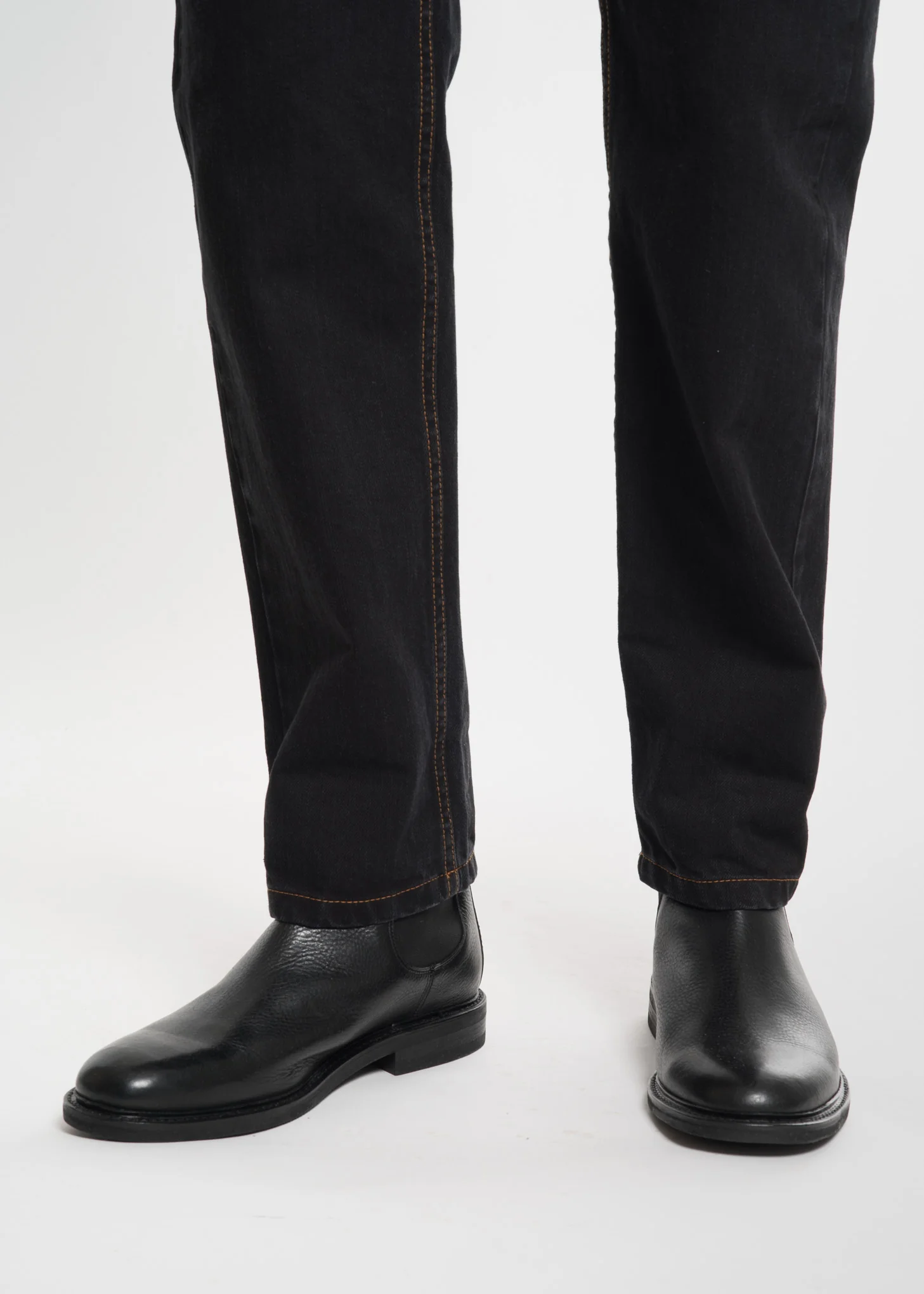 Black Stonewash Western Jeans - Image 5