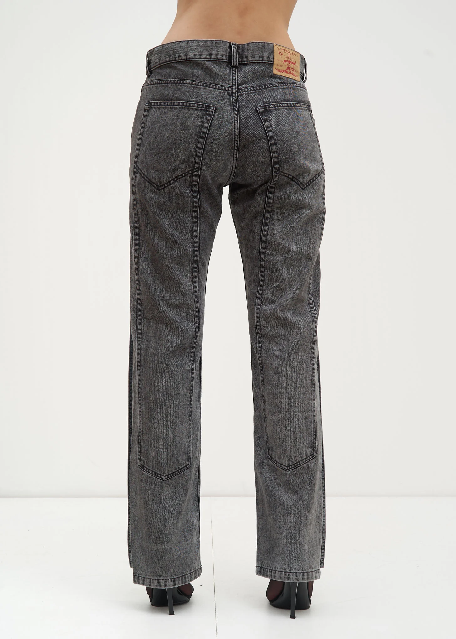 Black Stonewash XL Pocket Jeans - Image 3