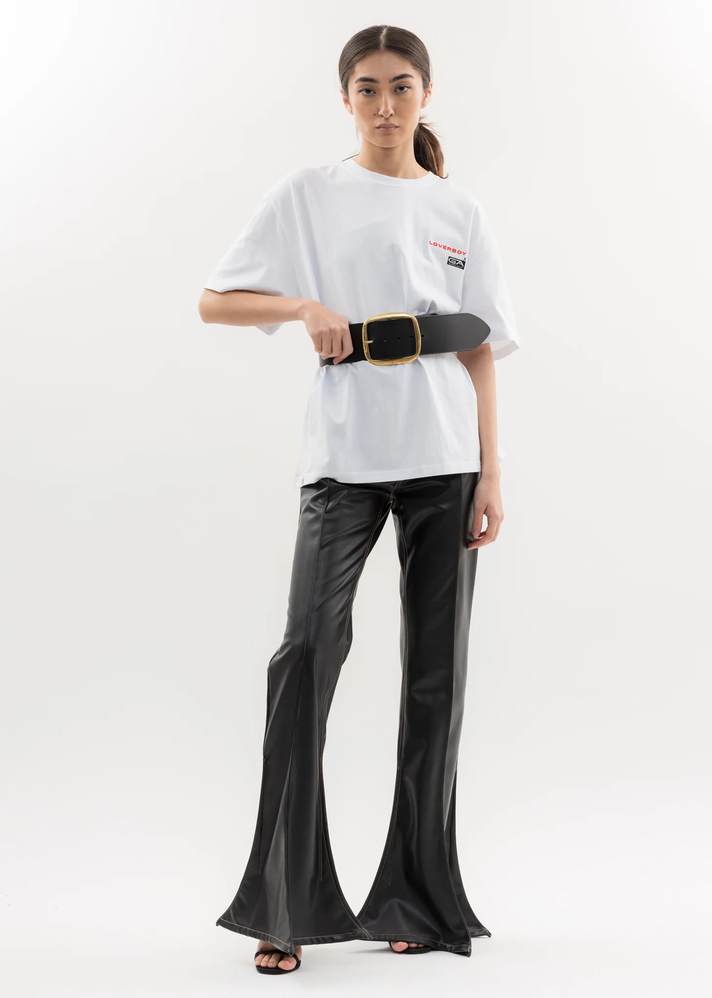 Black STUDDED SUPA Wide Belt - Image 6