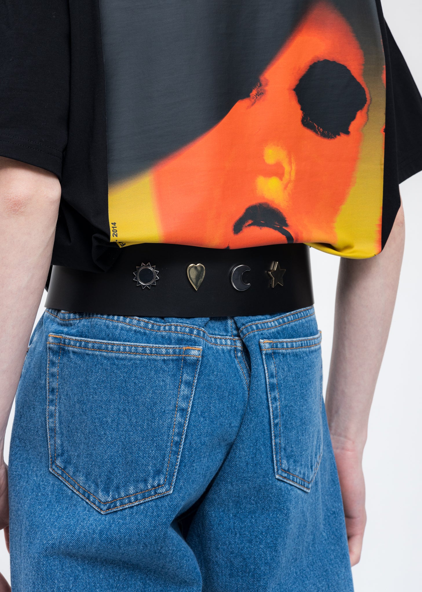 Black STUDDED SUPA Wide Belt - Image 5