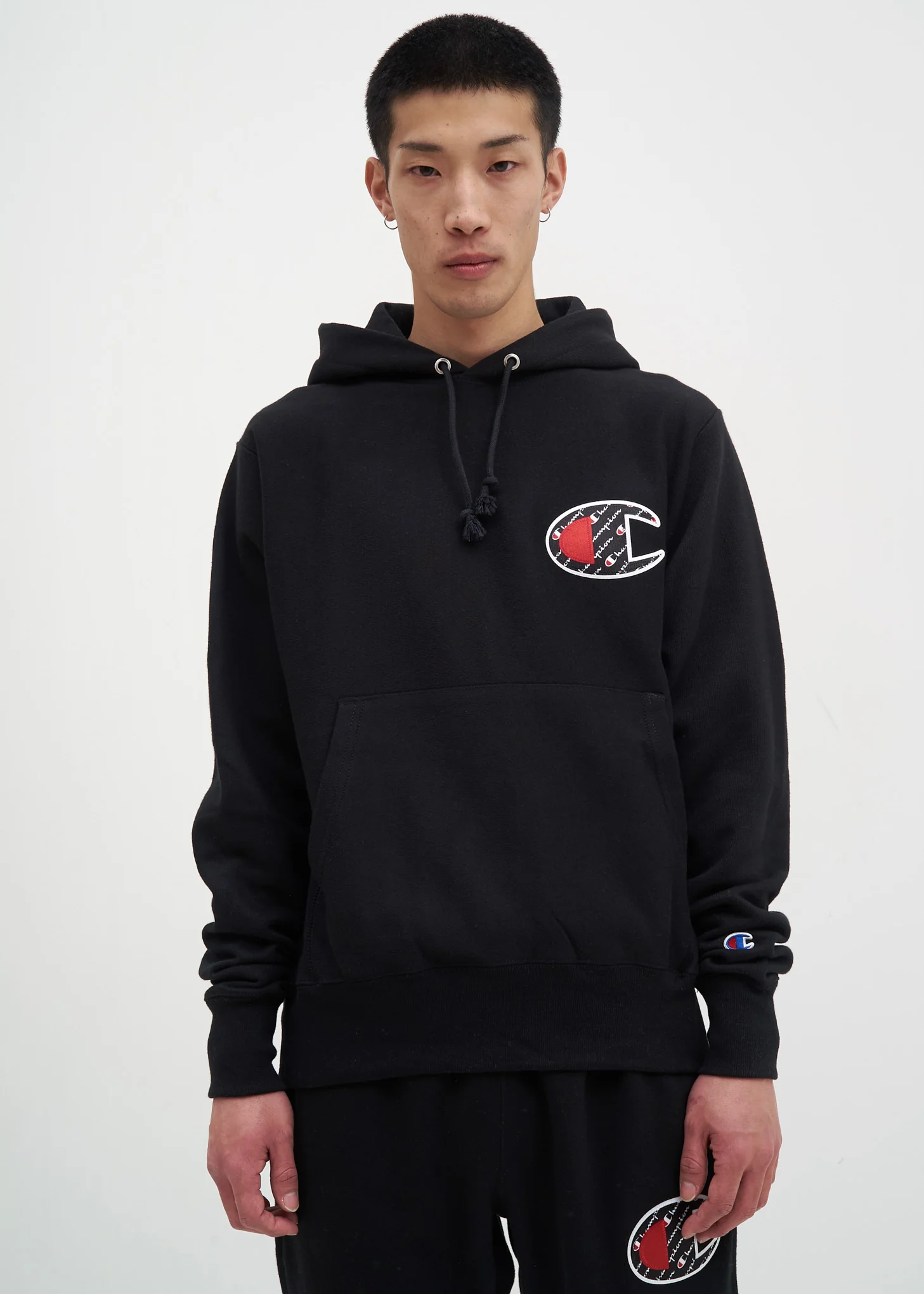 Black Sublimated "C" Hoodie