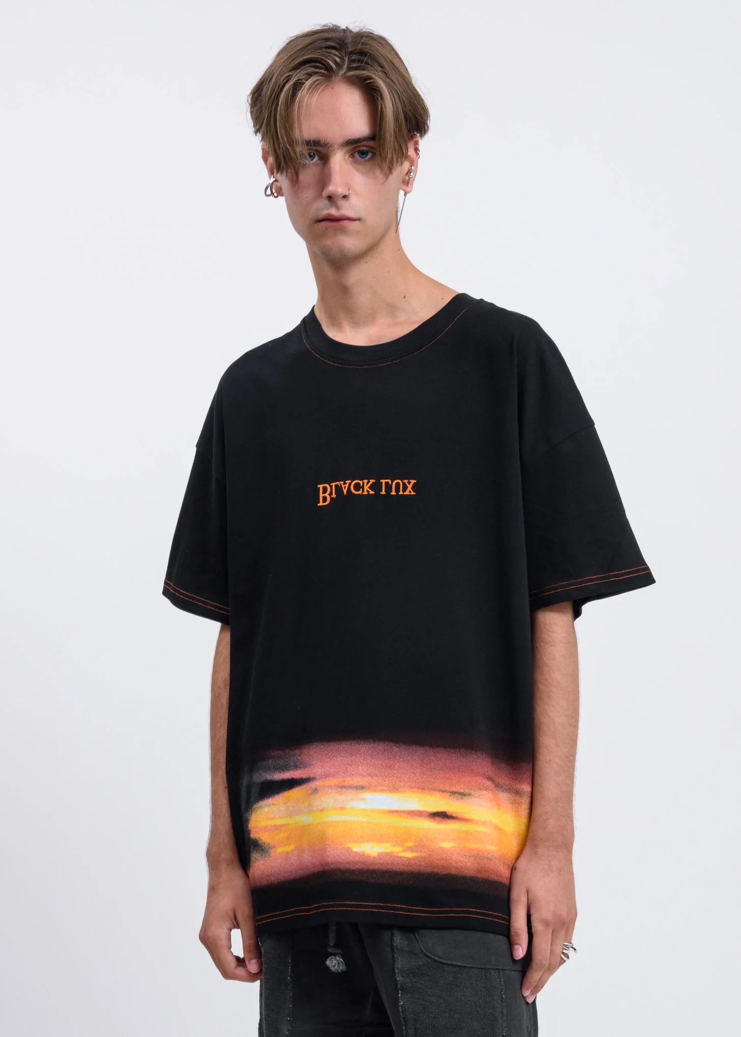 Black Sunset Logo T-Shirt