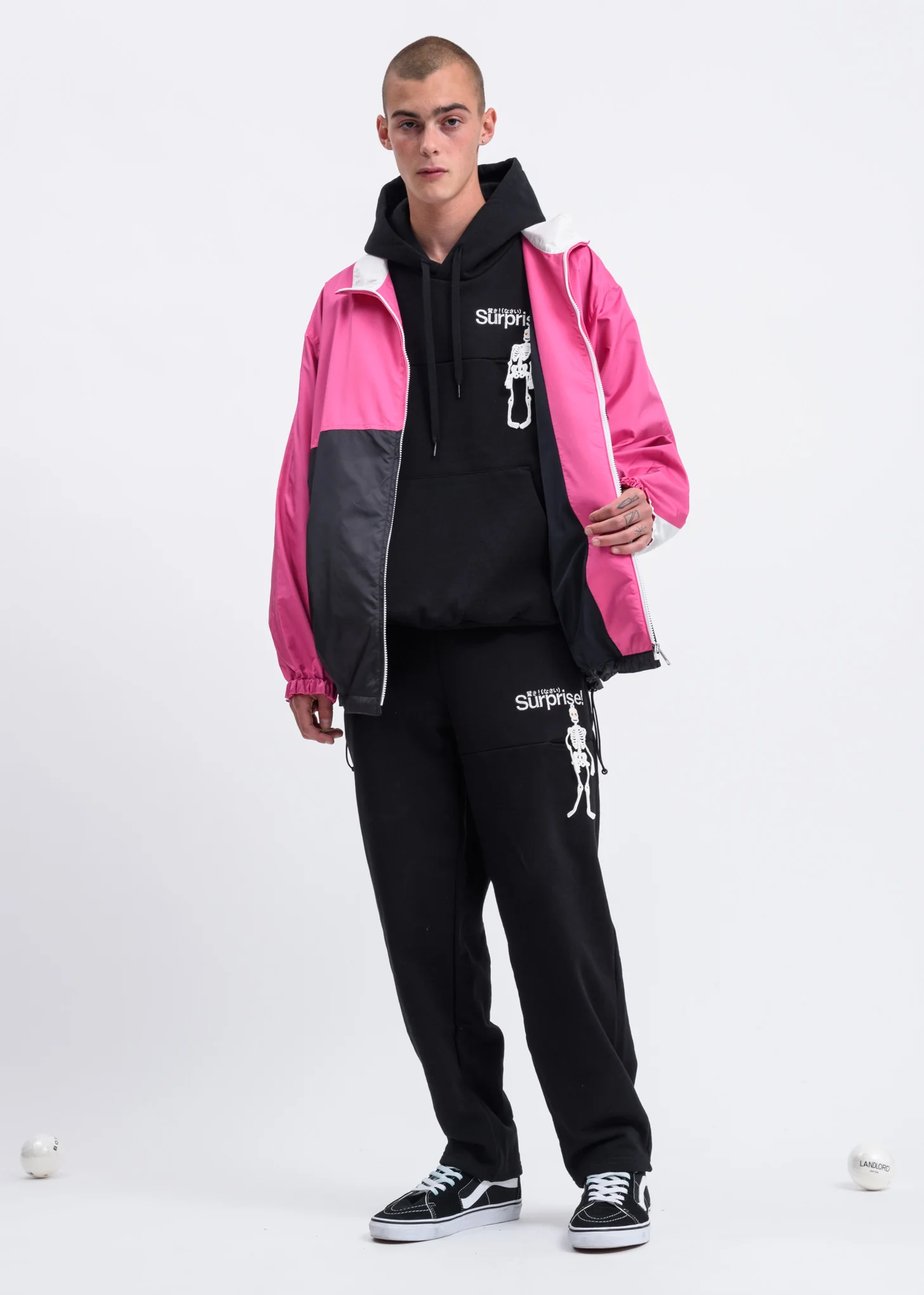 Black “Surprise” Embroidery Hoodie - Image 4